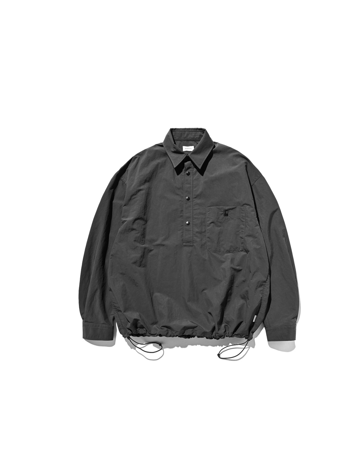 ACTIVE CITY UNIFORM L/S PULLOVER SHIRT (GRAY)
