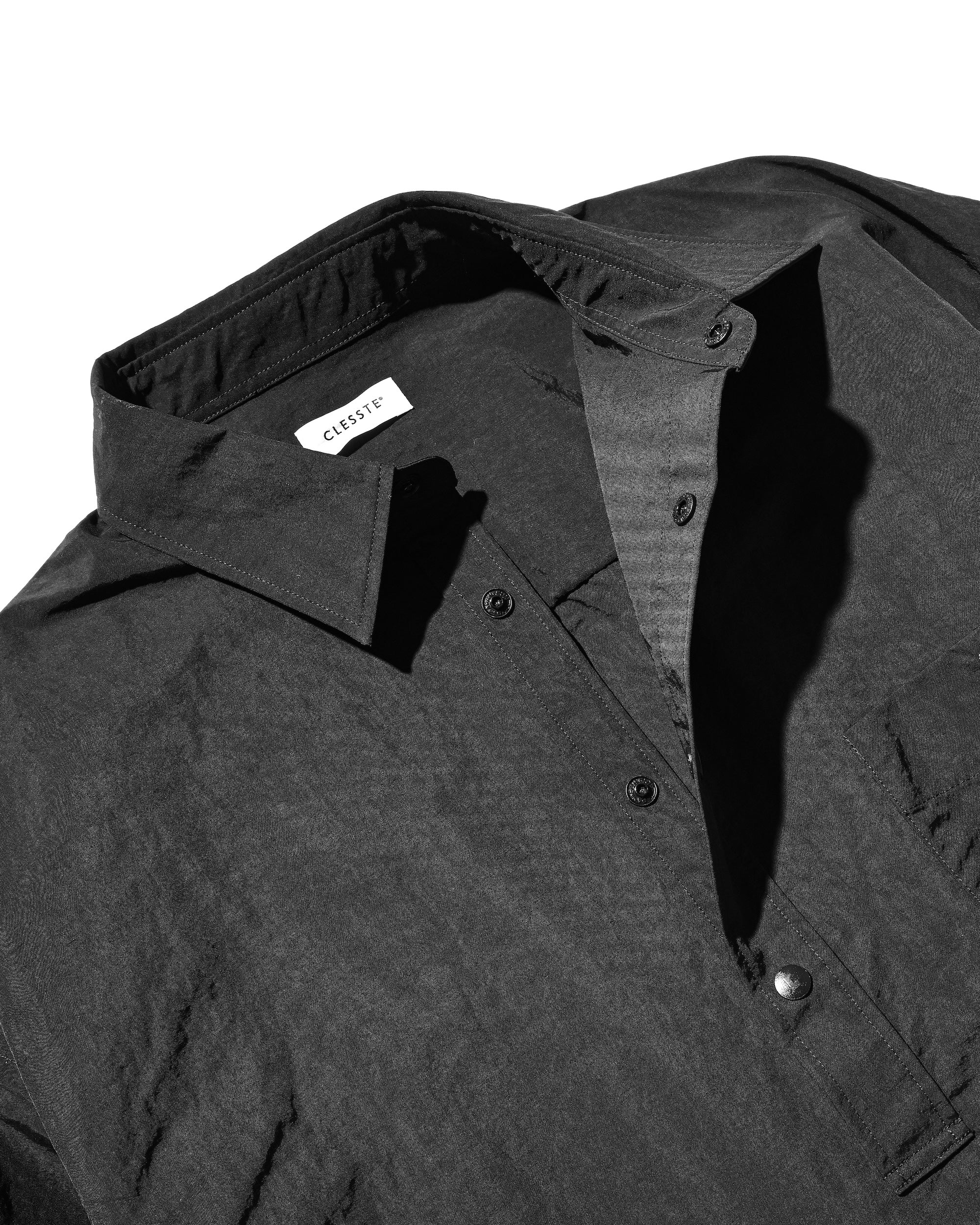 【10.25 SAT 20:00- IN STOCK】ACTIVE CITY UNIFORM L/S PULLOVER SHIRT (BLACK)