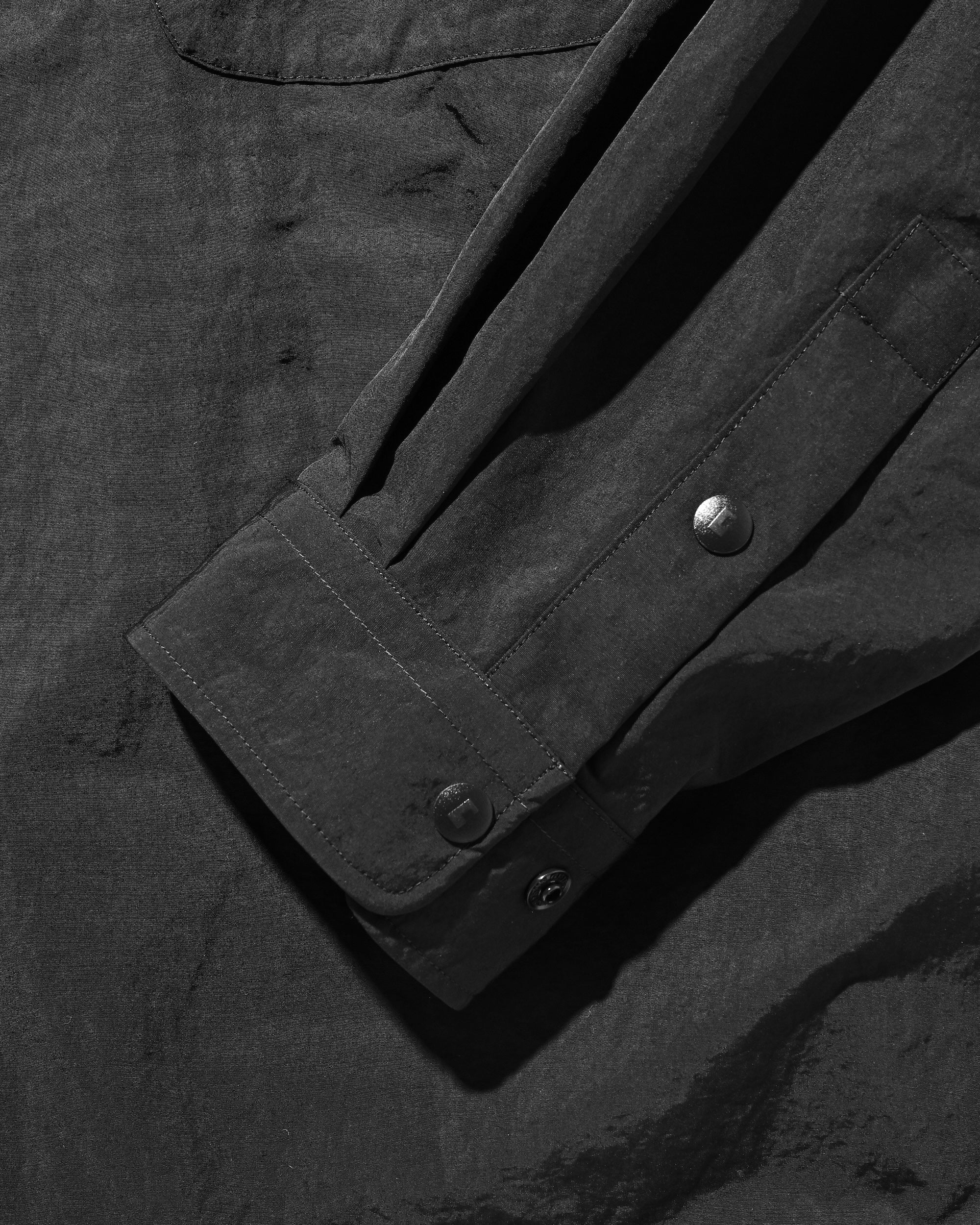 【10.25 SAT 20:00- IN STOCK】ACTIVE CITY UNIFORM L/S PULLOVER SHIRT (BLACK)