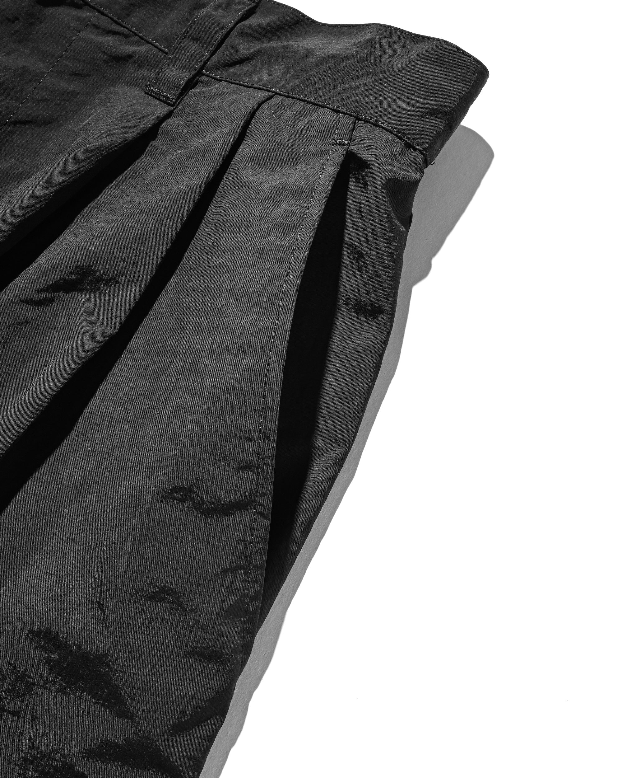 【10.25 SAT 20:00- IN STOCK】ACTIVE CITY UNIFORM WIDE TAPERED PANTS (BLACK)