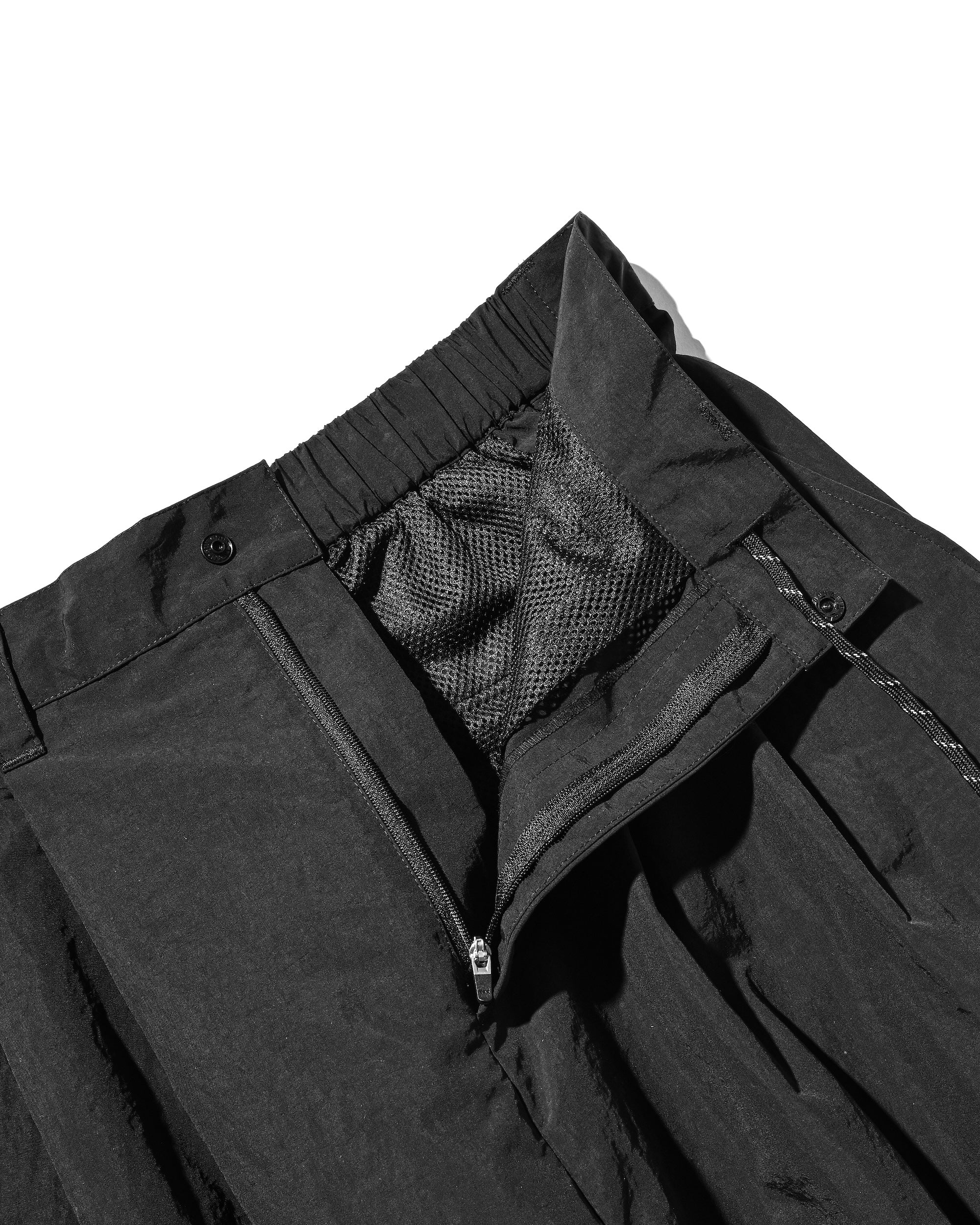 【10.25 SAT 20:00- IN STOCK】ACTIVE CITY UNIFORM WIDE TAPERED PANTS (BLACK)