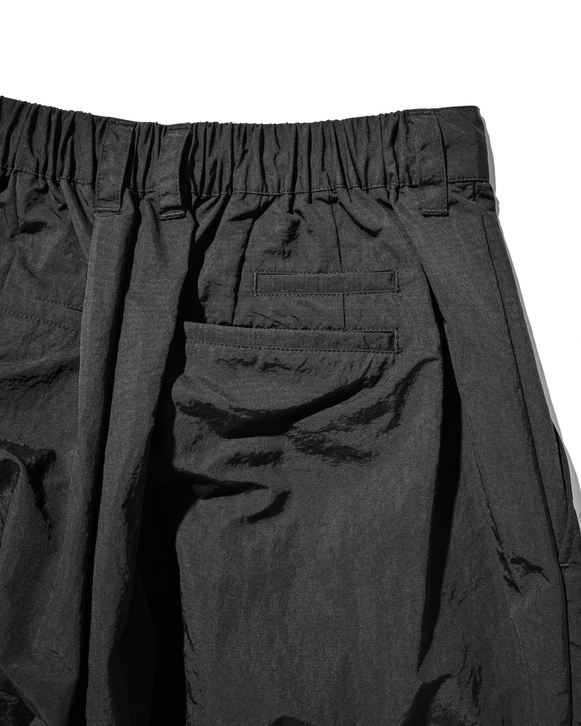 【10.25 SAT 20:00- IN STOCK】ACTIVE CITY UNIFORM WIDE TAPERED PANTS (BLACK)