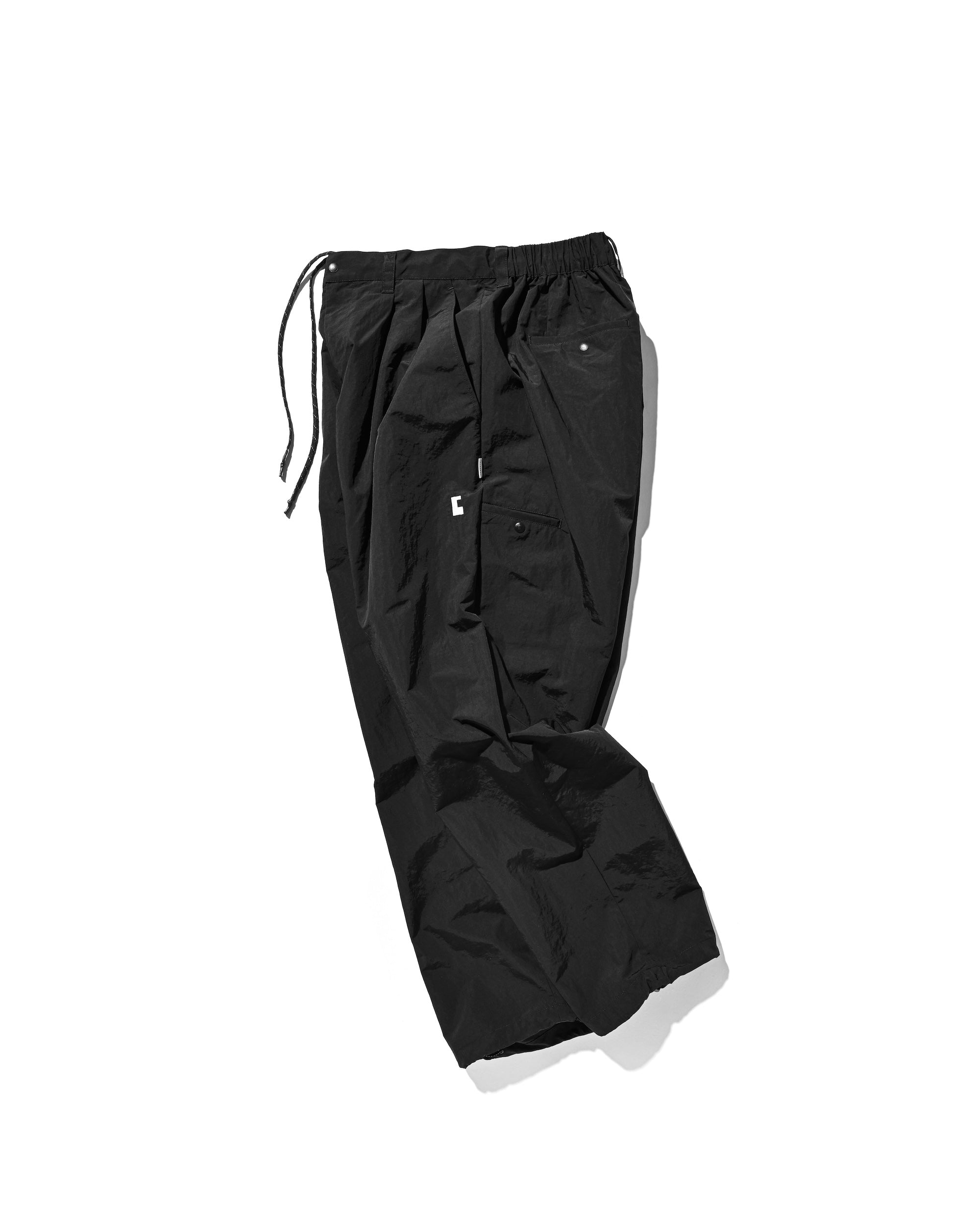 【10.25 SAT 20:00- IN STOCK】ACTIVE CITY UNIFORM WIDE TAPERED PANTS (BLACK)