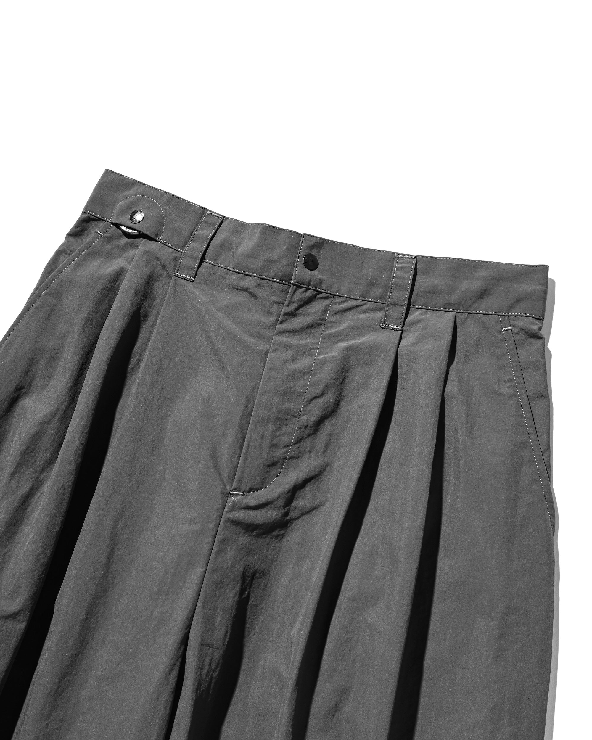 【10.25 SAT 20:00- IN STOCK】ACTIVE CITY UNIFORM WIDE TAPERED PANTS (GRAY)