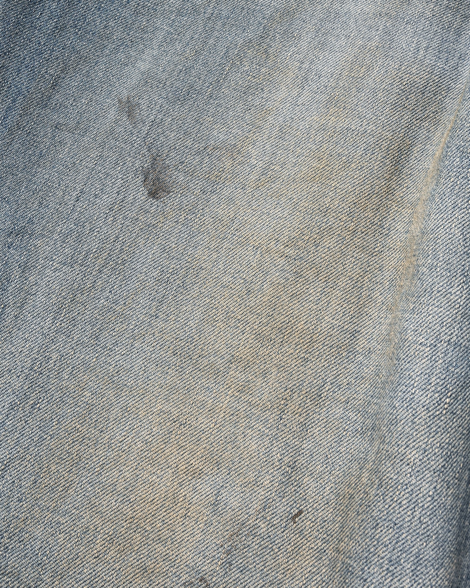 VINTAGE DYED SELVEDGE DENIM CITY MASSIVE UTILITY PANTS (VINTAGE LIGHT INDIGO)