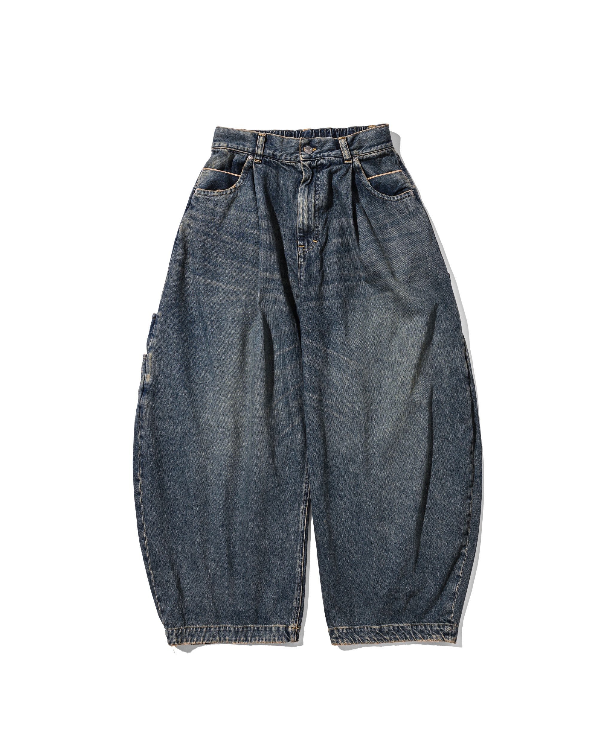 【5.30 SAT 20:00- IN STOCK】VINTAGE DYED SELVEDGE DENIM CITY MASSIVE UTILITY PANTS (VINTAGE INDIGO)