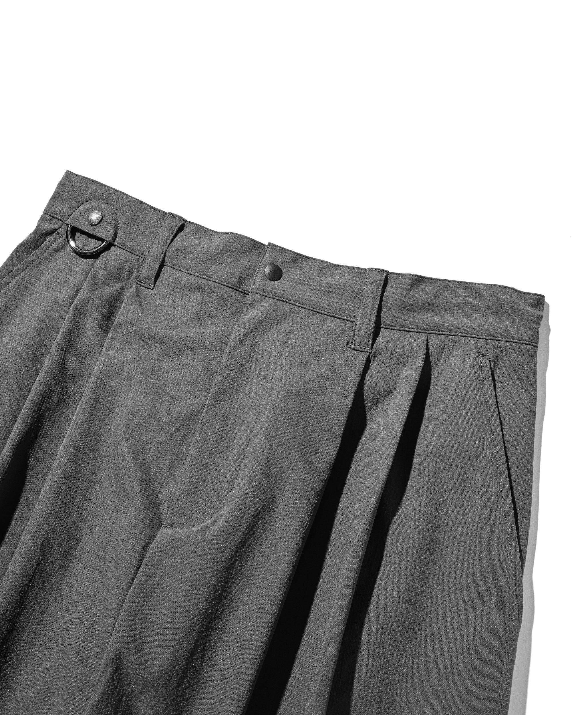 CITY UNIFORM WIDE TAPERED PANTS (CHARCOAL)