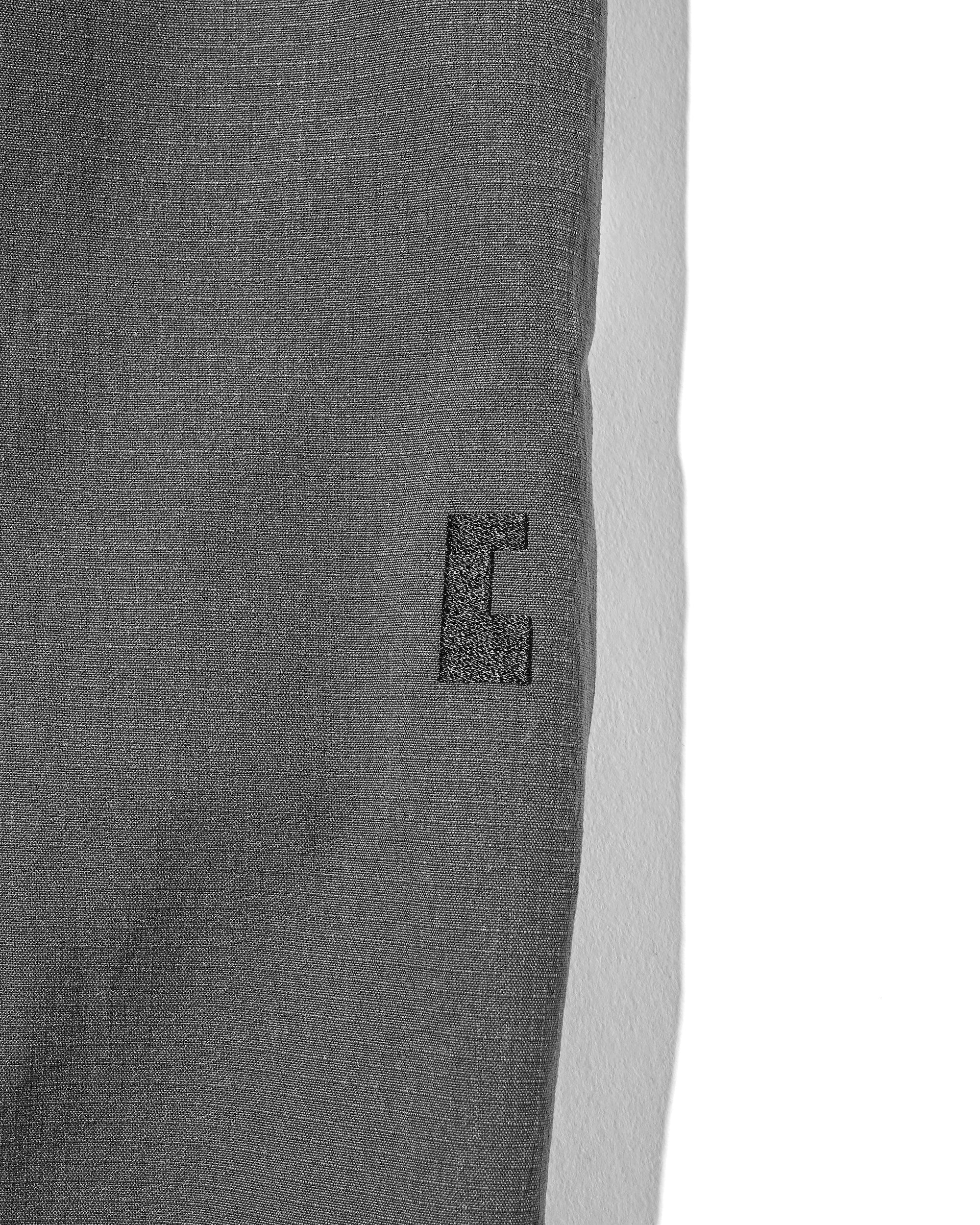CITY UNIFORM WIDE TAPERED PANTS (CHARCOAL)