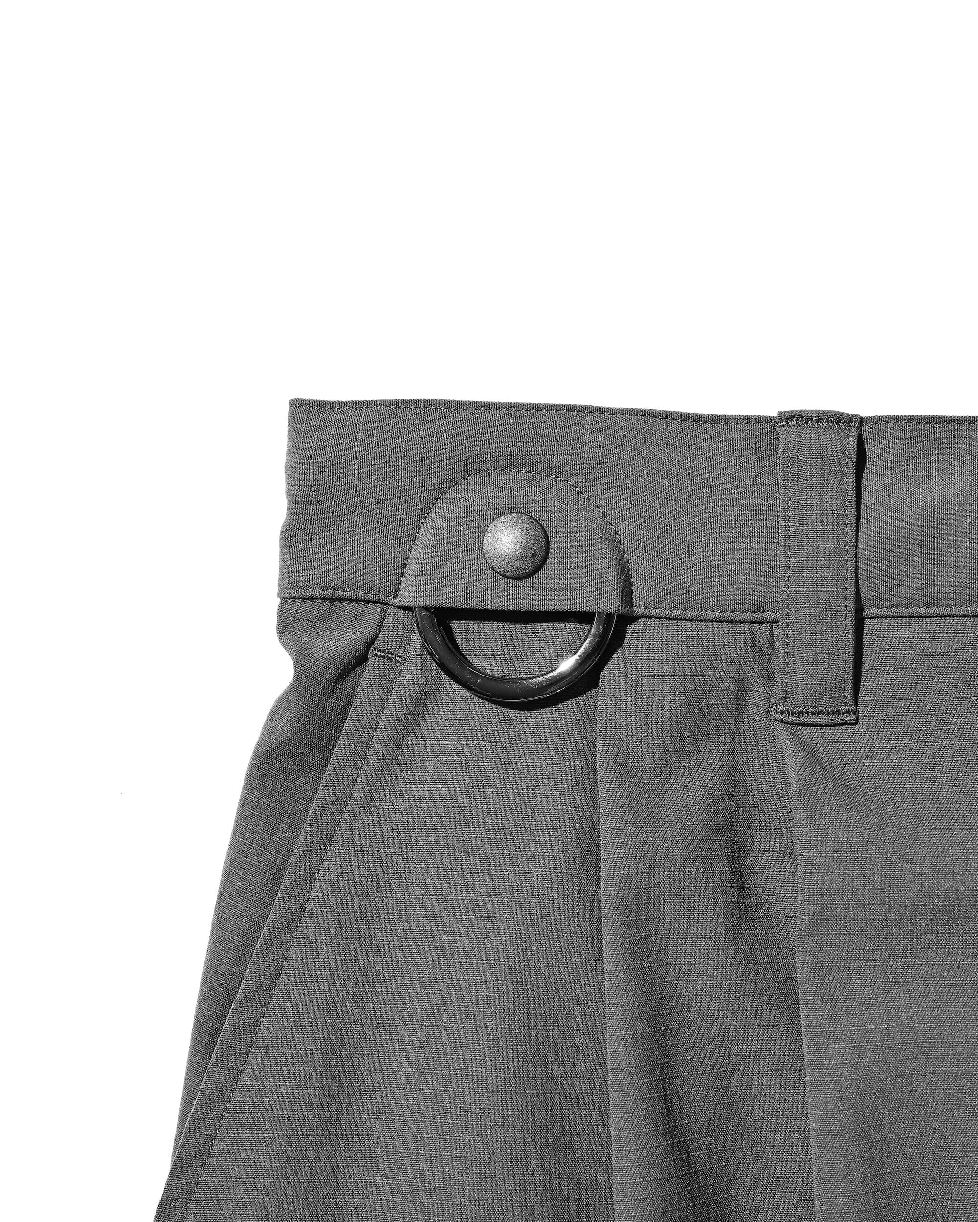 CITY UNIFORM WIDE TAPERED PANTS (CHARCOAL)
