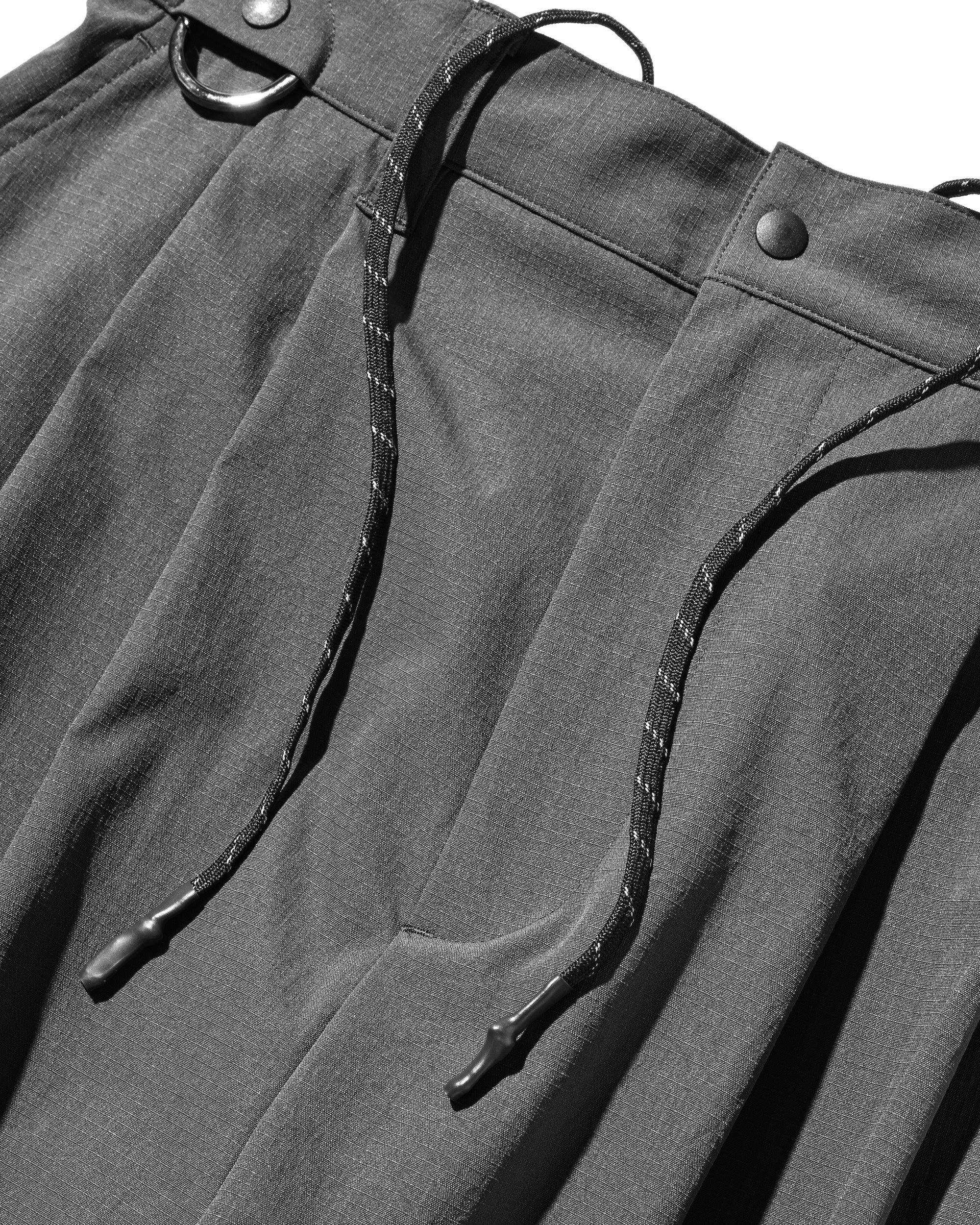 CITY UNIFORM WIDE TAPERED PANTS (CHARCOAL)