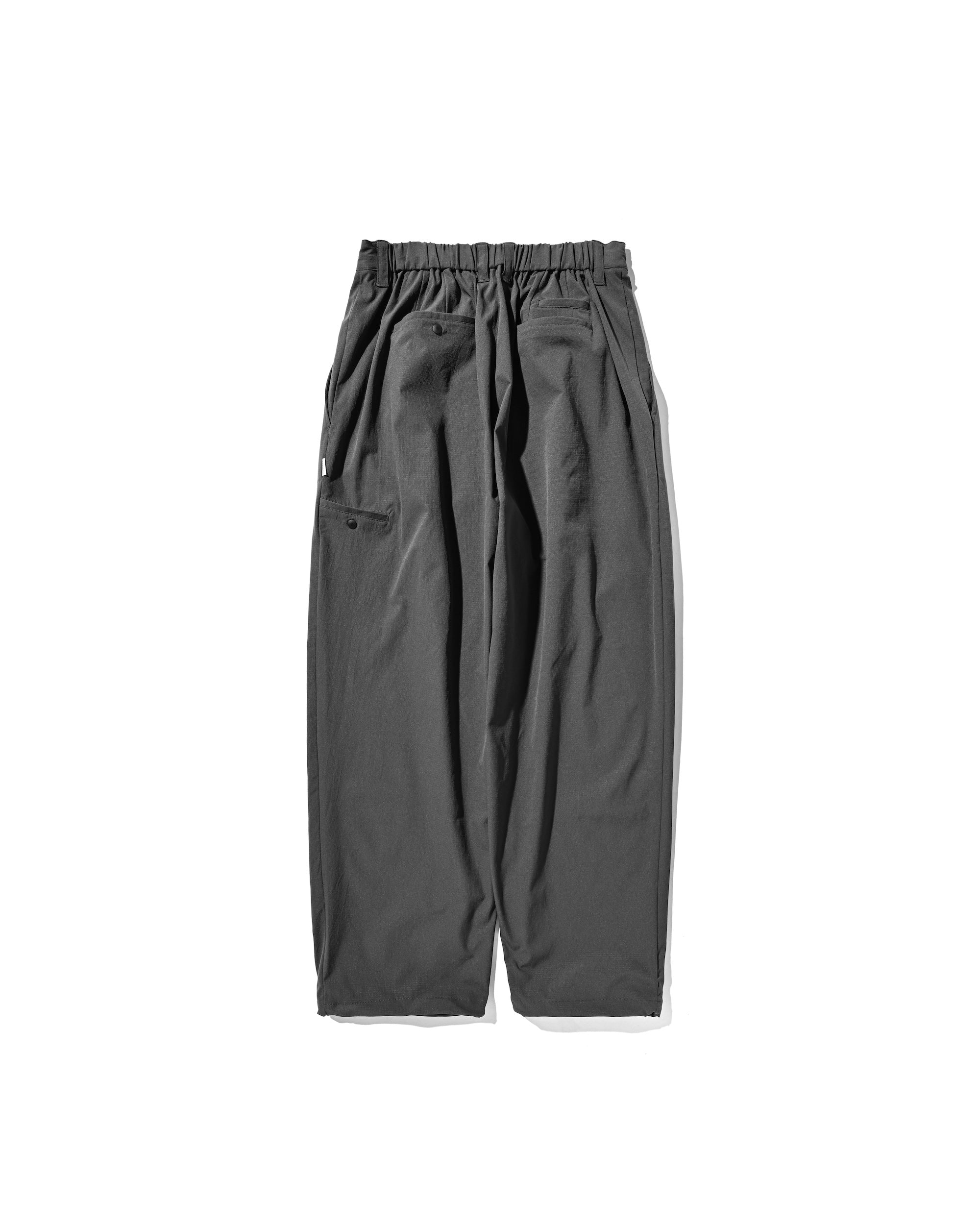 CITY UNIFORM WIDE TAPERED PANTS (CHARCOAL)