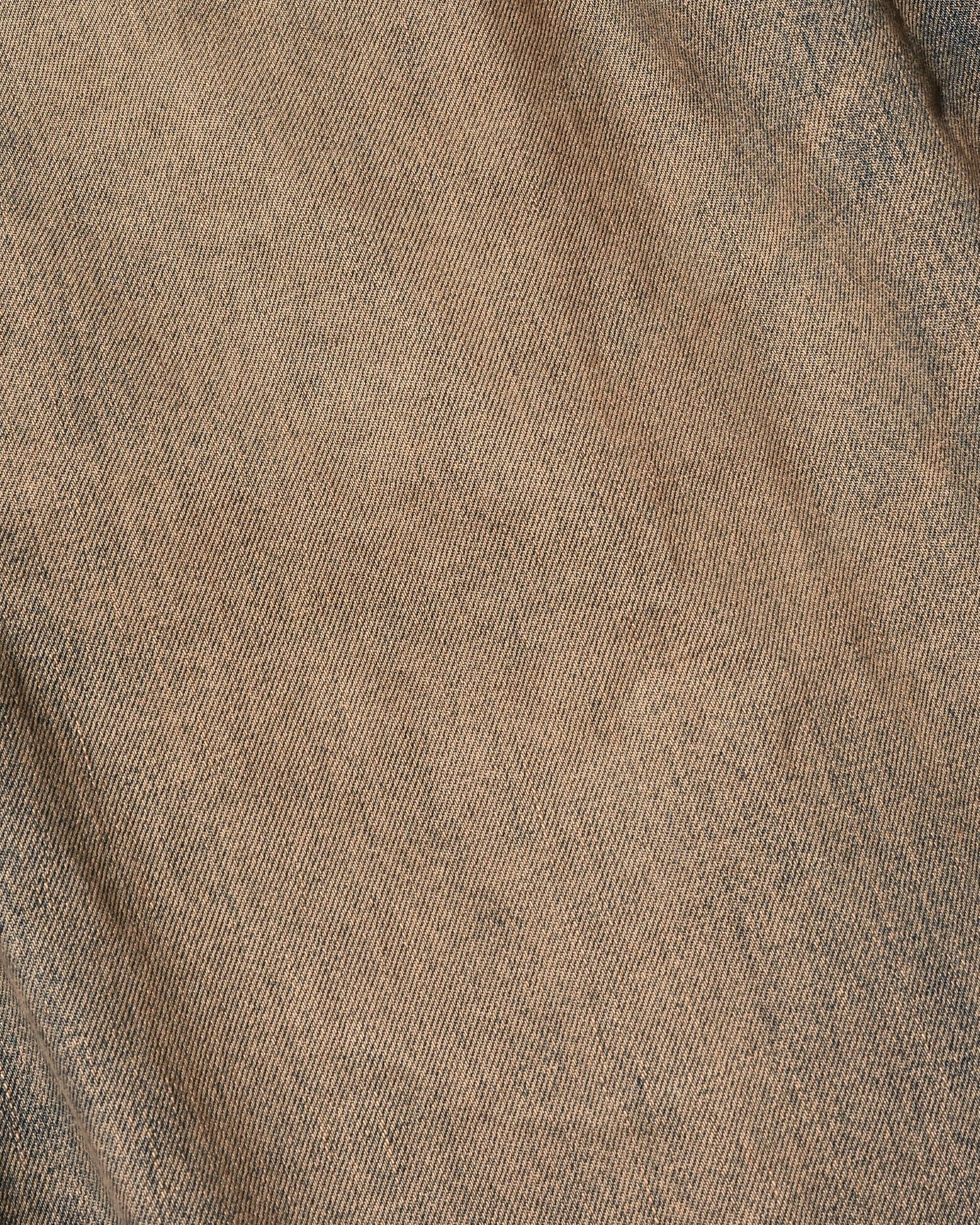 VINTAGE DYED SELVEDGE DENIM CITY MASSIVE UTILITY PANTS (VINTAGE BEIGE)