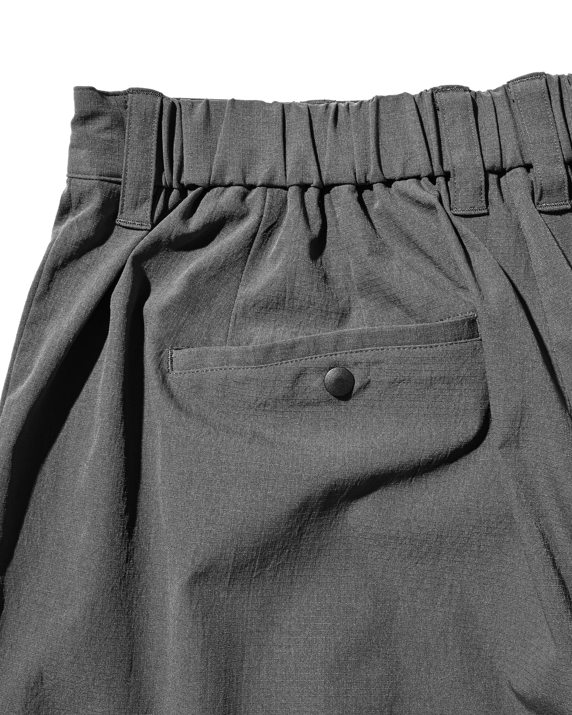 CITY UNIFORM WIDE TAPERED PANTS (CHARCOAL)