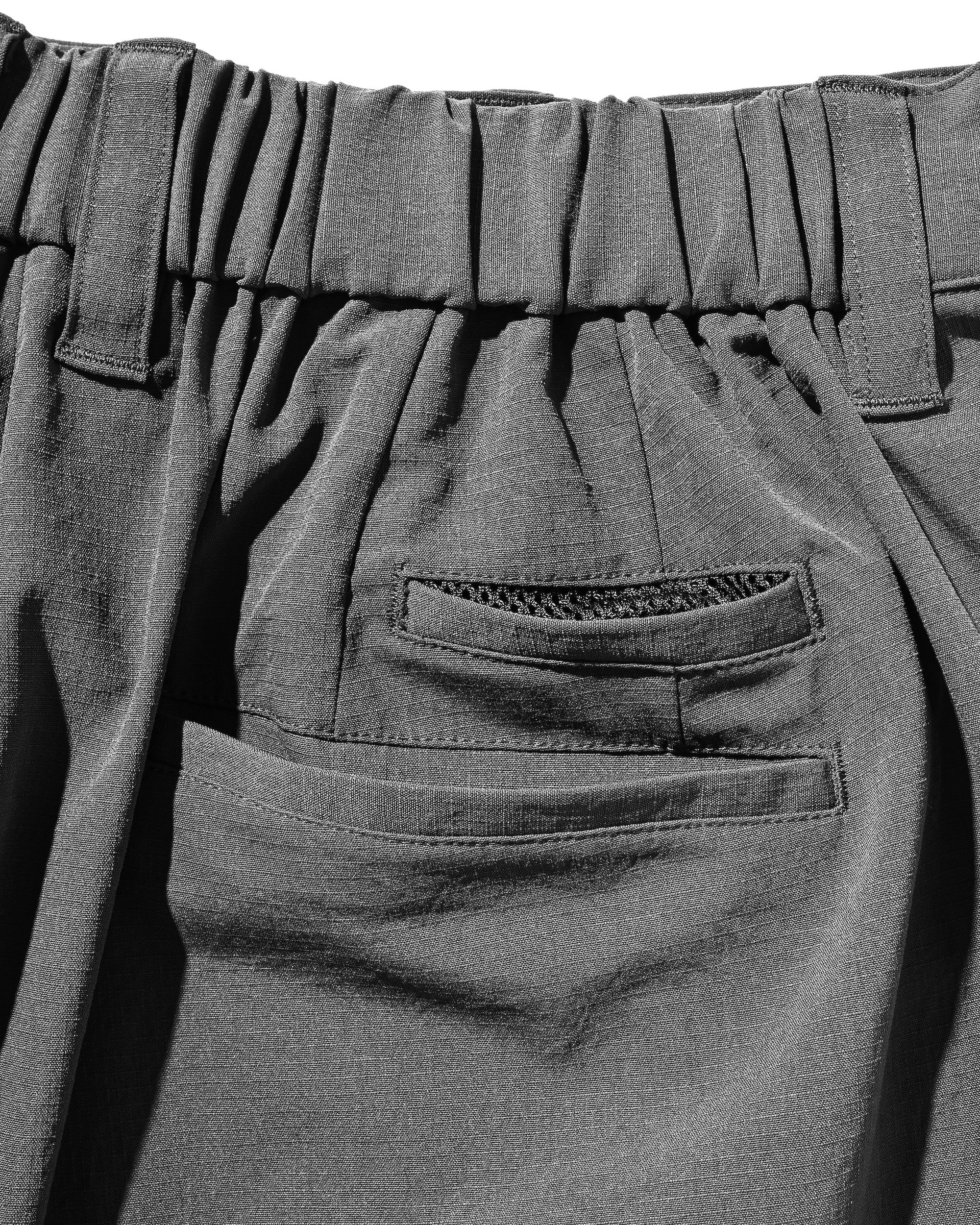 CITY UNIFORM WIDE TAPERED PANTS (CHARCOAL)