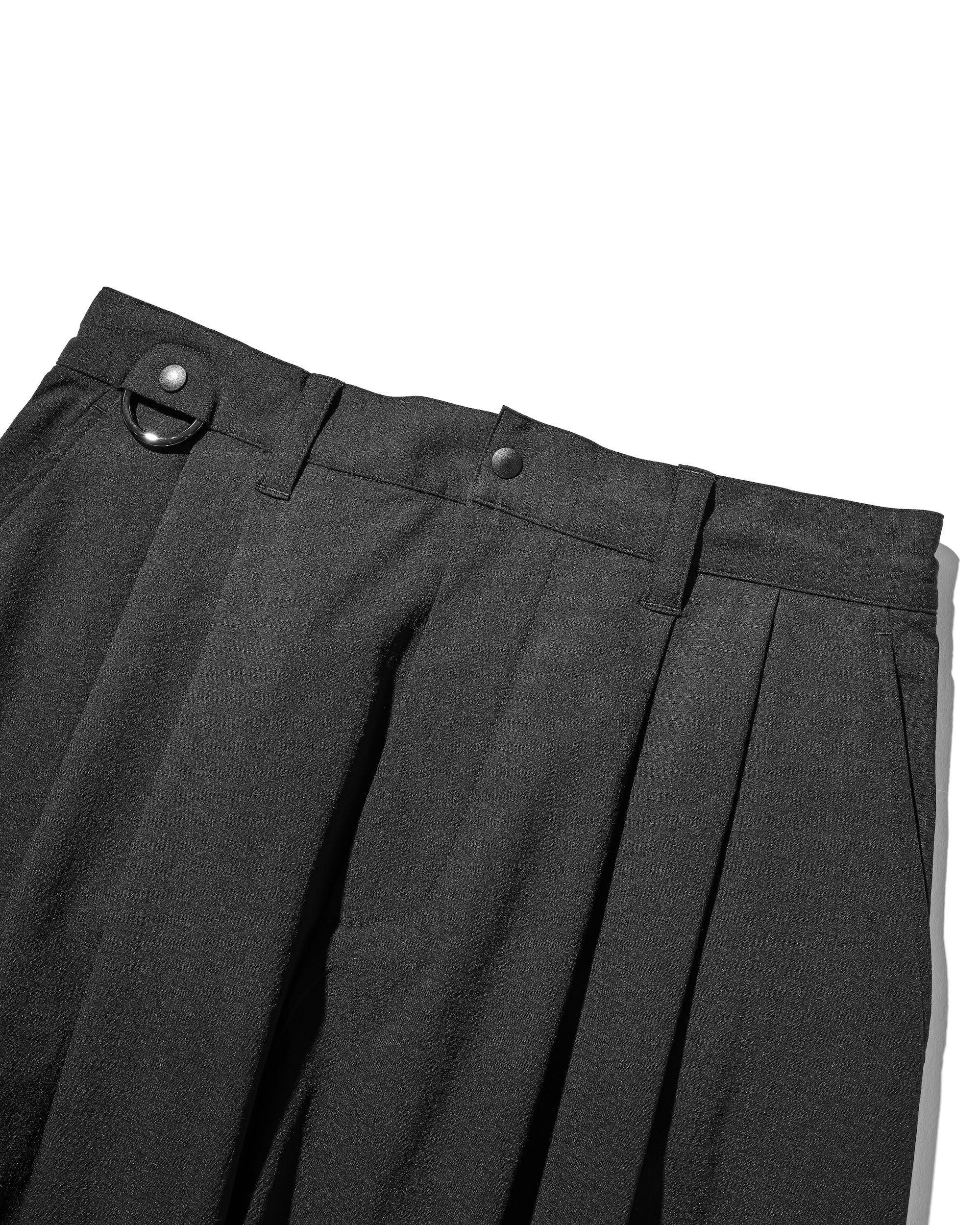 CITY UNIFORM WIDE TAPERED PANTS (BLACK)