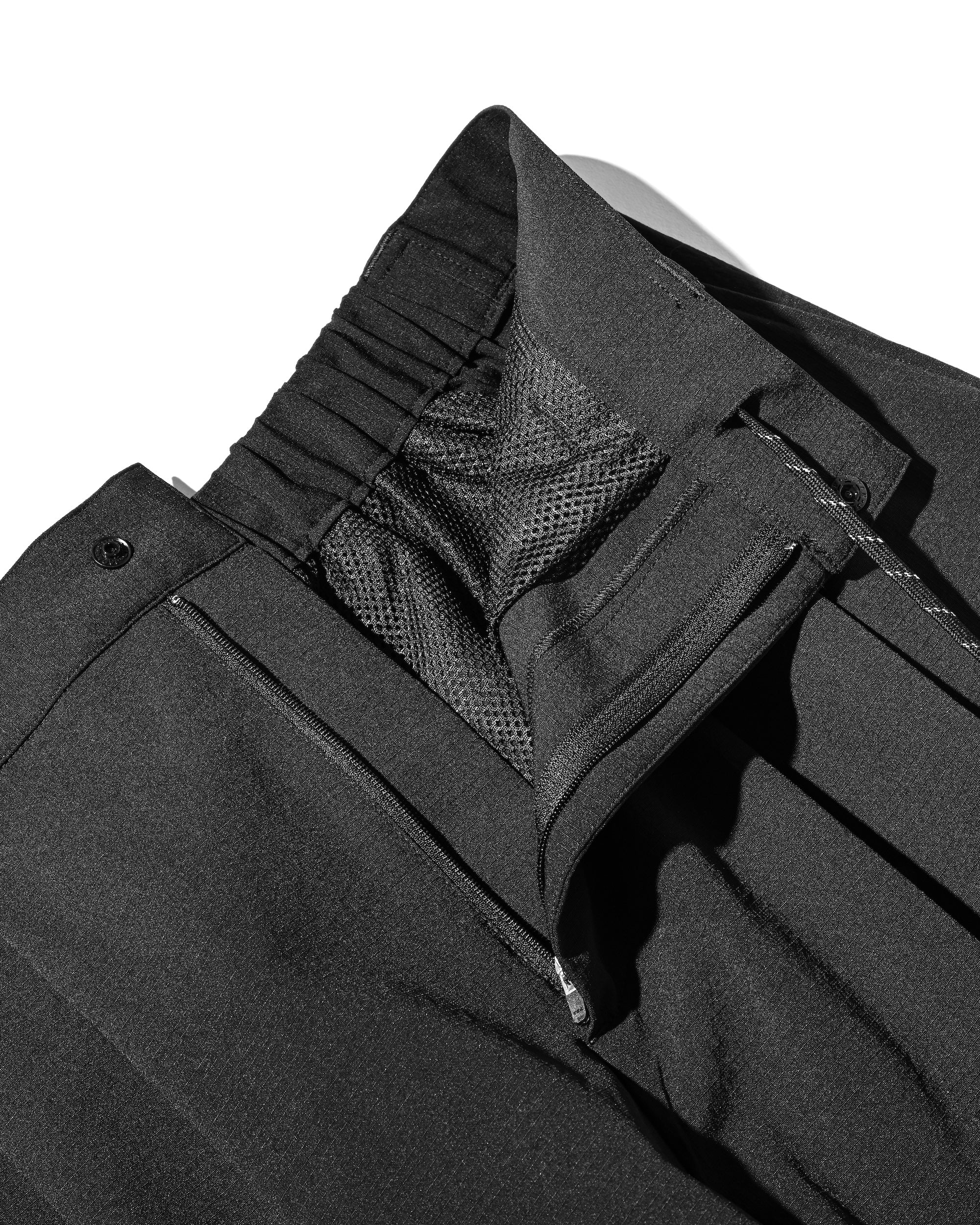 CITY UNIFORM WIDE TAPERED PANTS (BLACK)