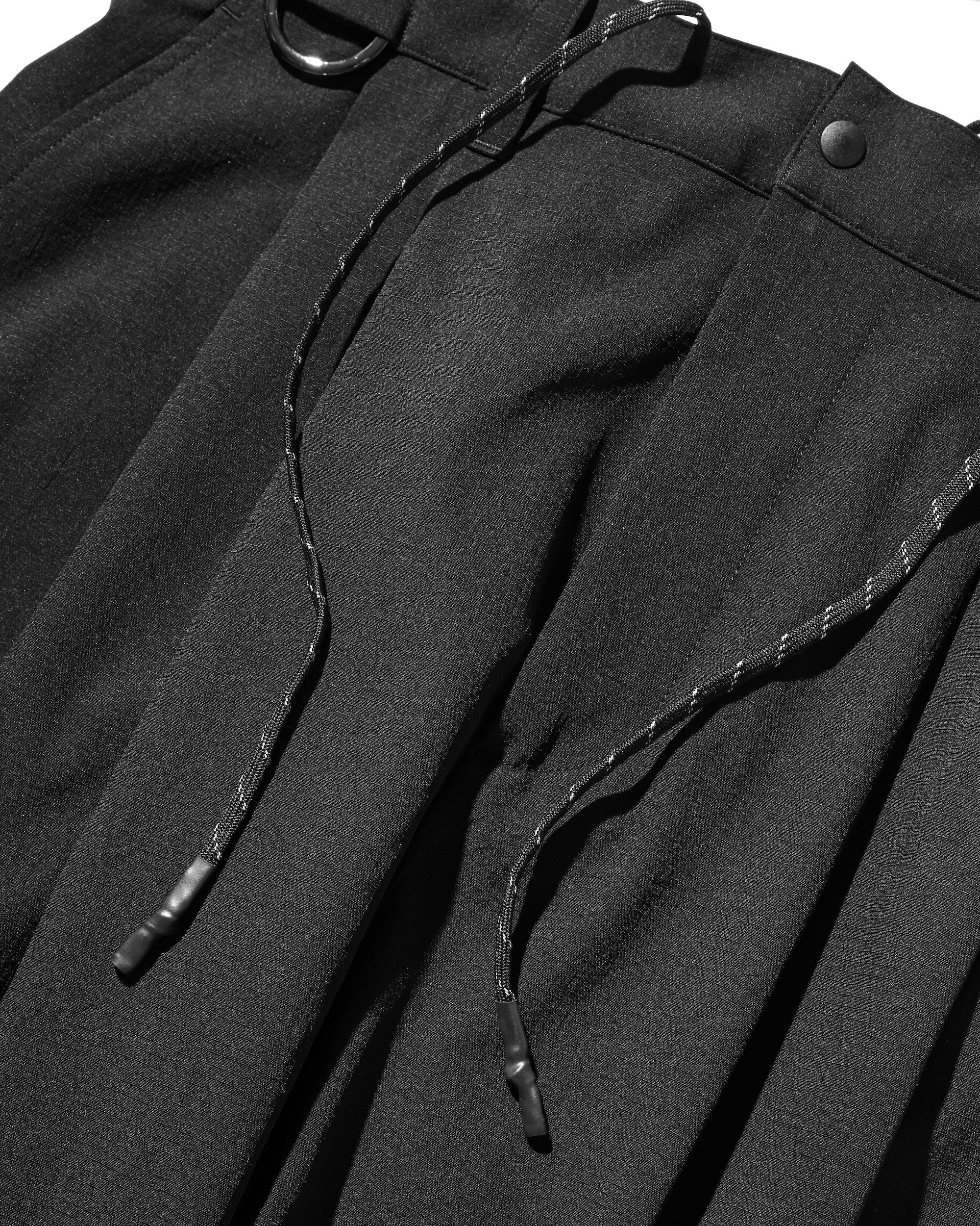 CITY UNIFORM WIDE TAPERED PANTS (BLACK)