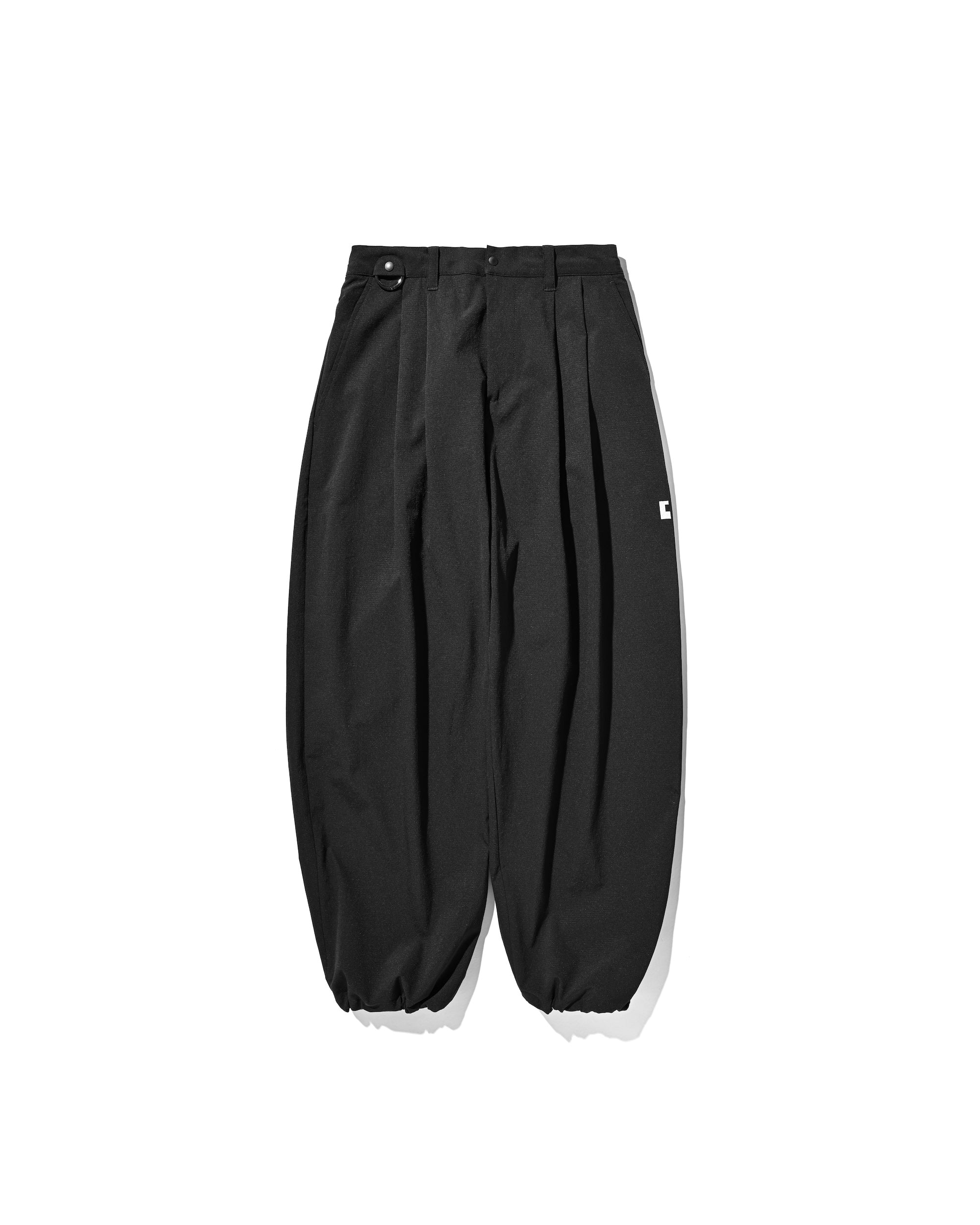 CITY UNIFORM WIDE TAPERED PANTS (BLACK)
