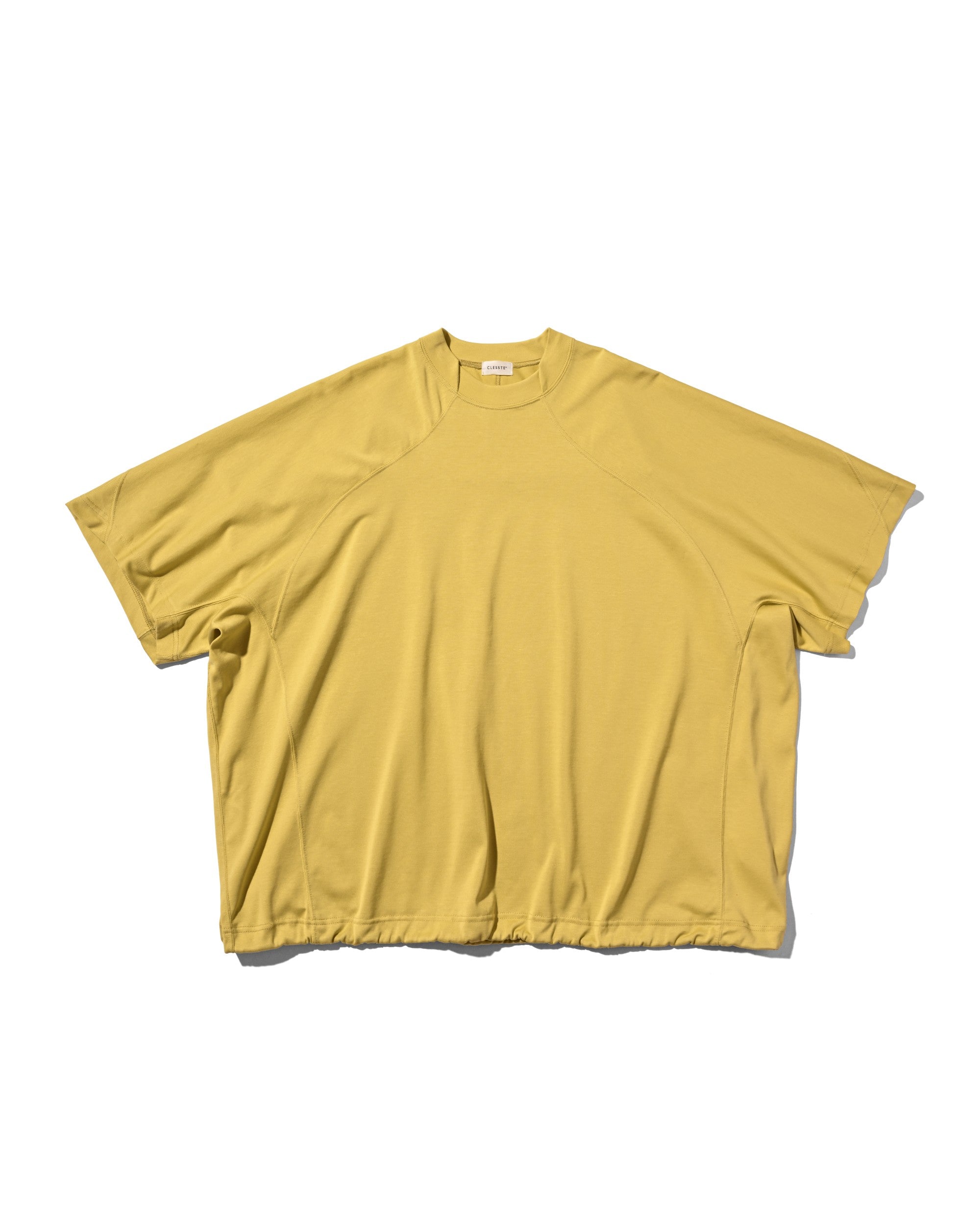 【6.6 SAT 20:00- IN STOCK】BLANK GAME S/S T-SHIRT WITH DRAWSTRINGS (MUSTARD YELLOW)