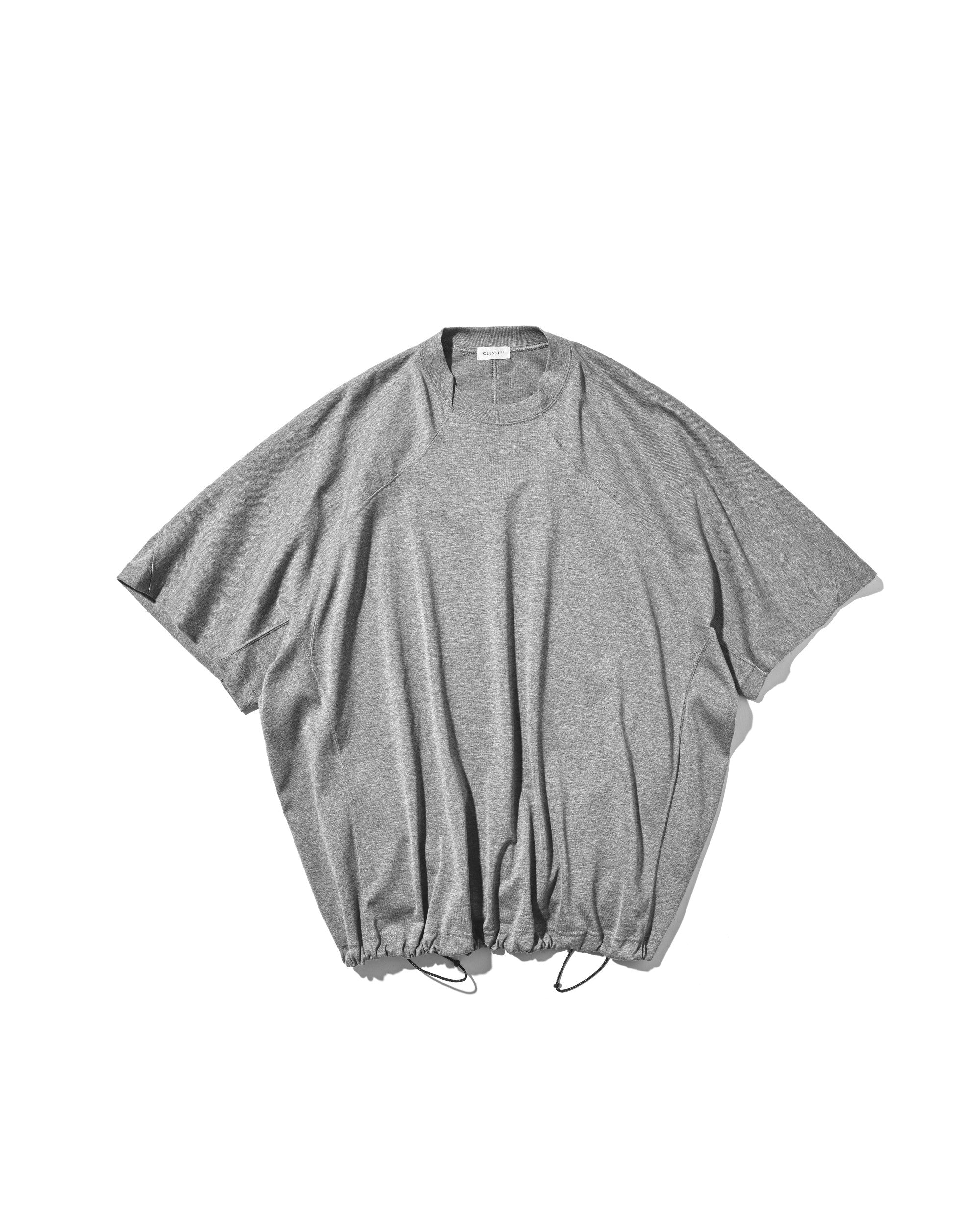 【6.6 SAT 20:00- IN STOCK】BLANK GAME S/S T-SHIRT WITH DRAWSTRINGS (HEATHER GRAY)
