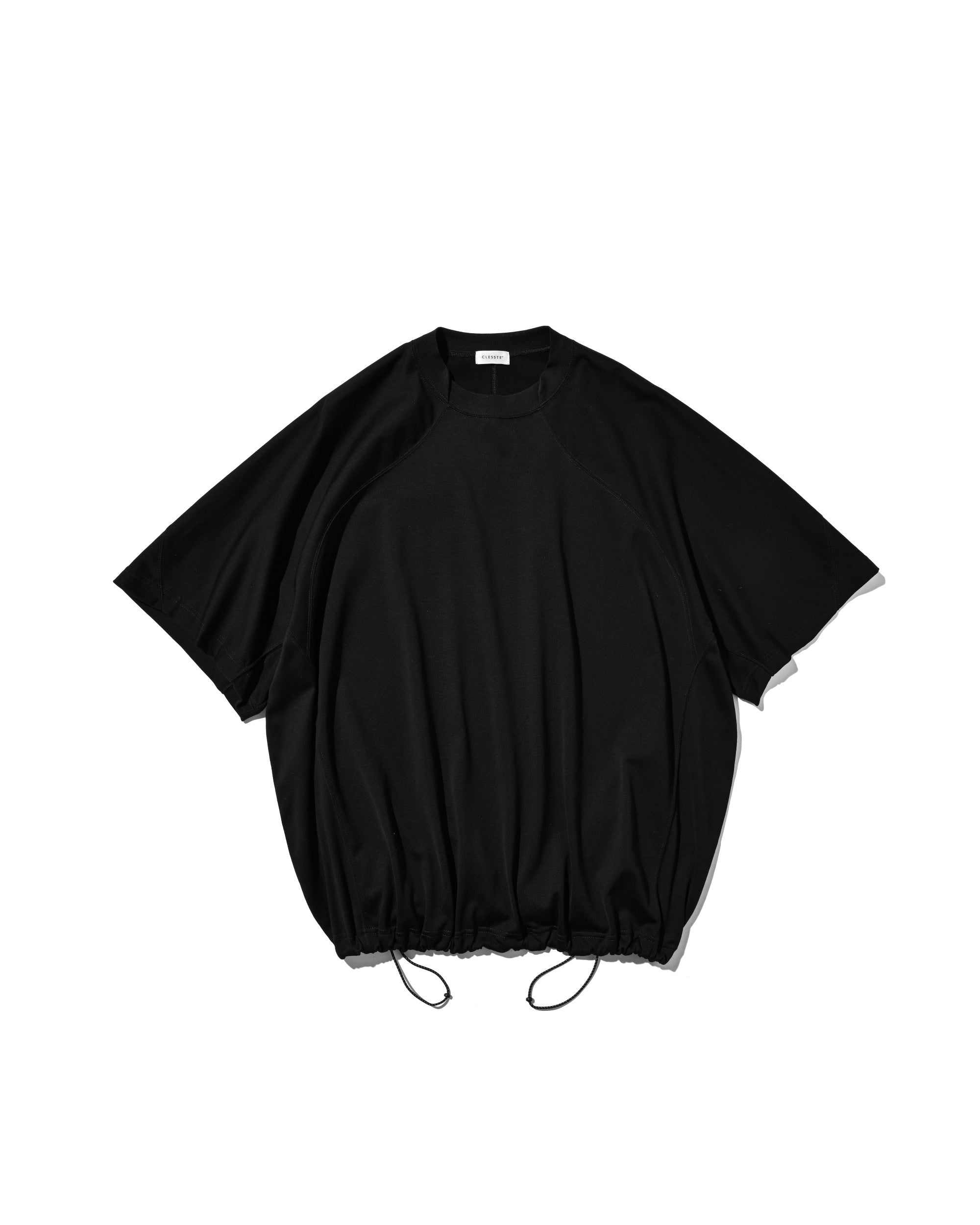 【6.6 SAT 20:00- IN STOCK】BLANK GAME S/S T-SHIRT WITH DRAWSTRINGS (BLACK)