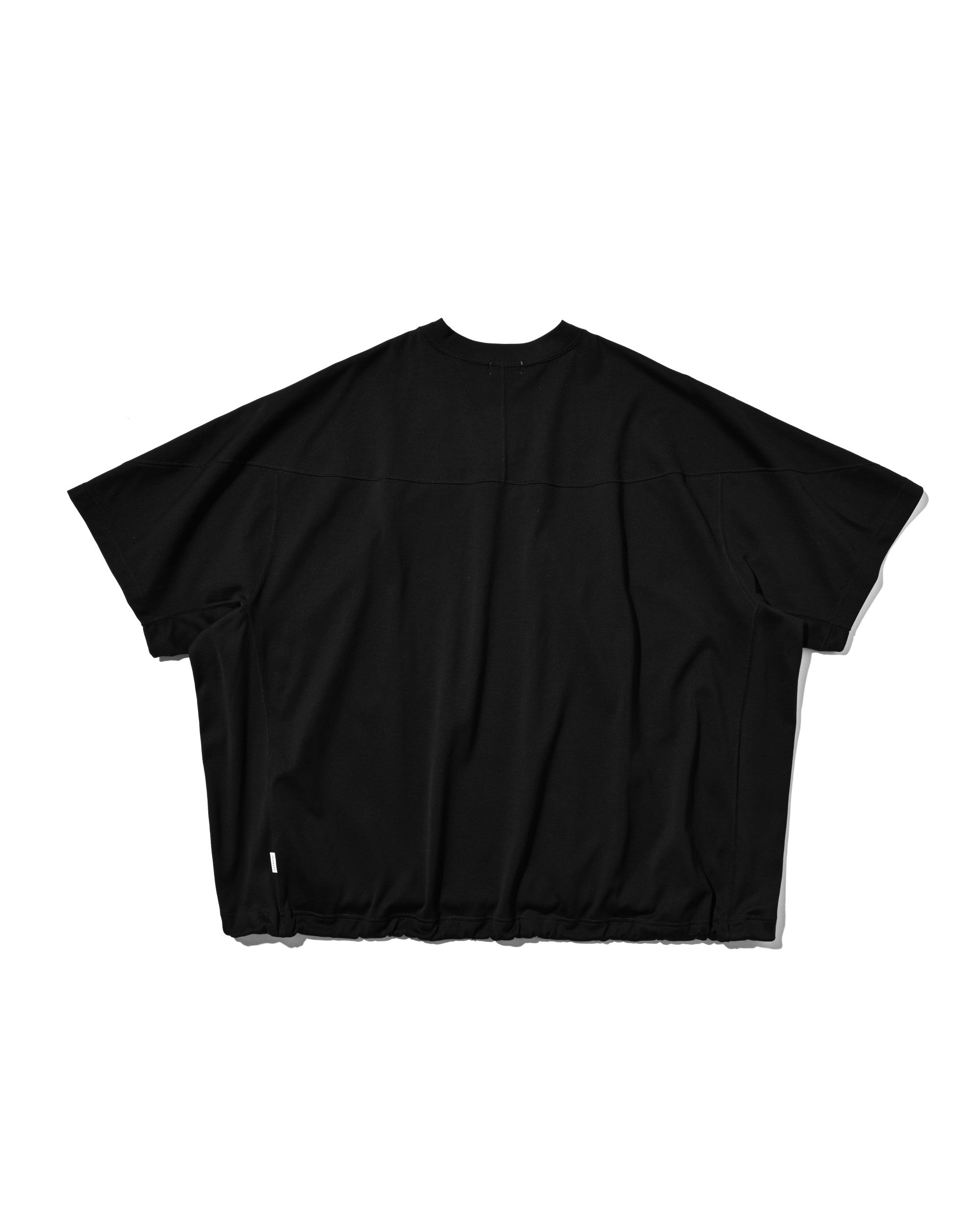 【6.6 SAT 20:00- IN STOCK】BLANK GAME S/S T-SHIRT WITH DRAWSTRINGS (BLACK)