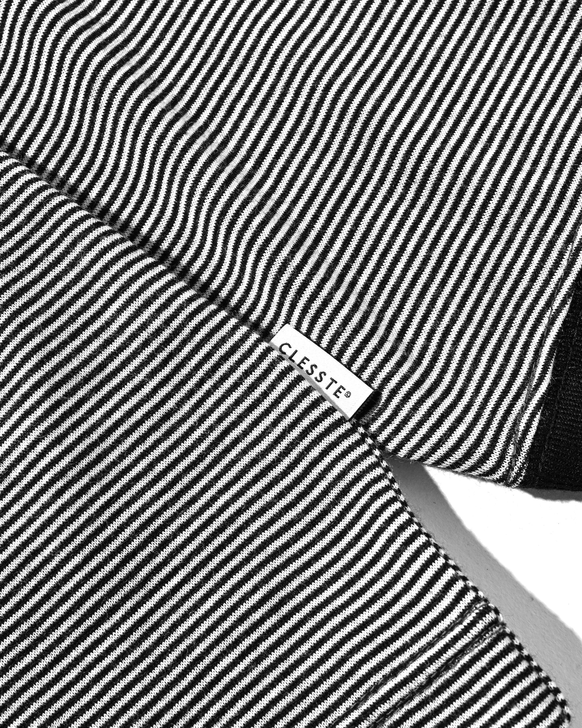 【11.12 WED 20:00- IN STOCK】WOOL BORDER L/S T-SHIRT (BLACK×WHITE)