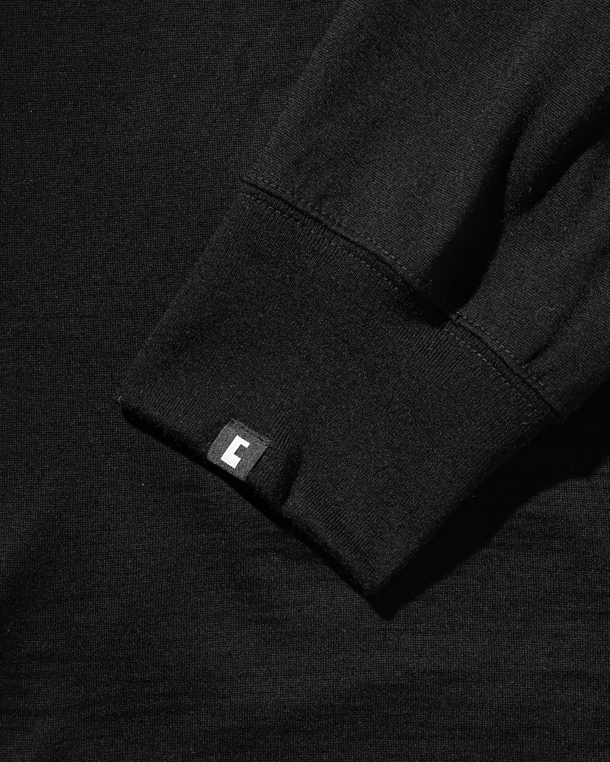 【11.12 WED 20:00- IN STOCK】WOOL L/S T-SHIRT (BLACK)