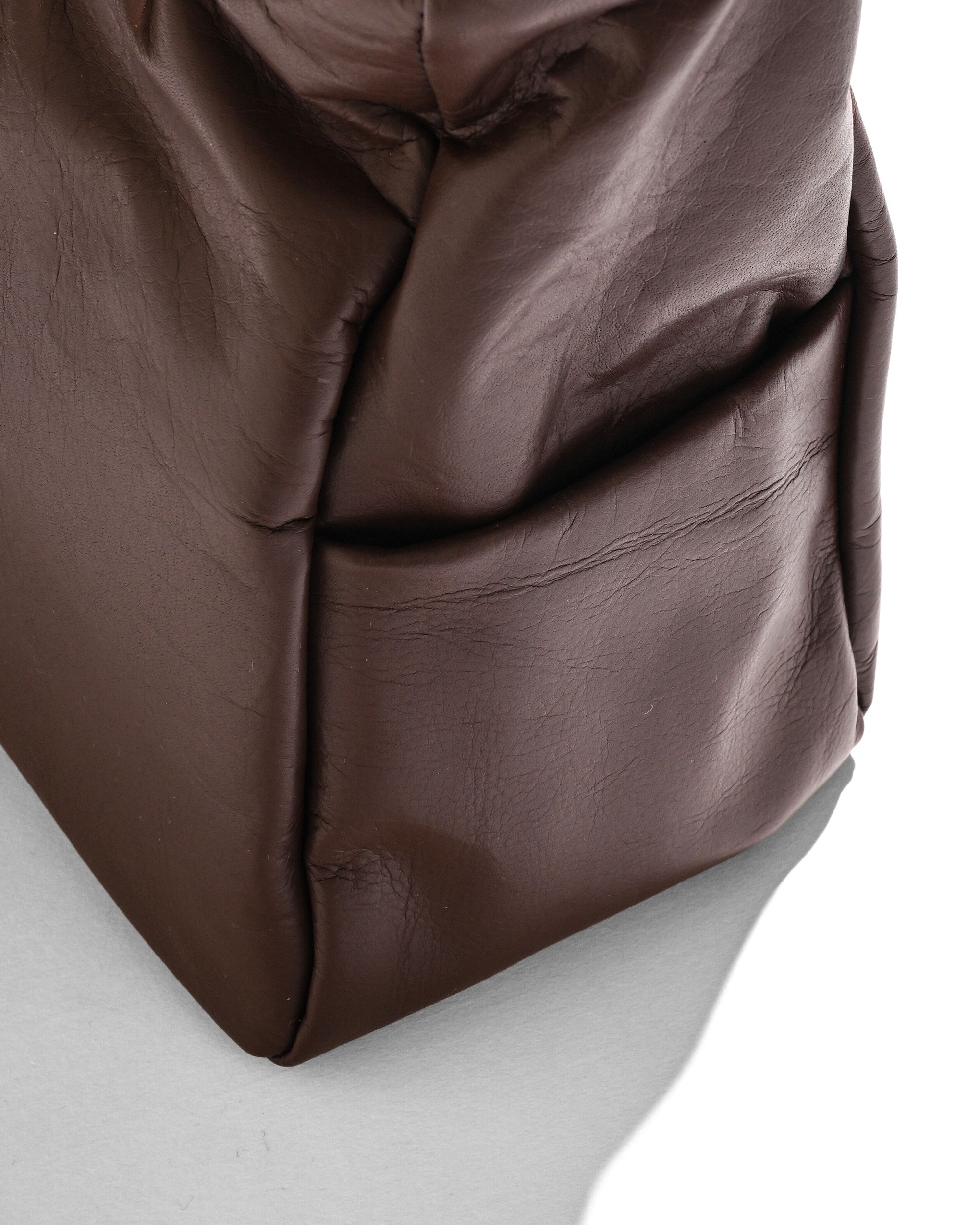 【8.5 WED 20:00- IN STOCK】LEATHER HOLIDAY BAG (BROWN)