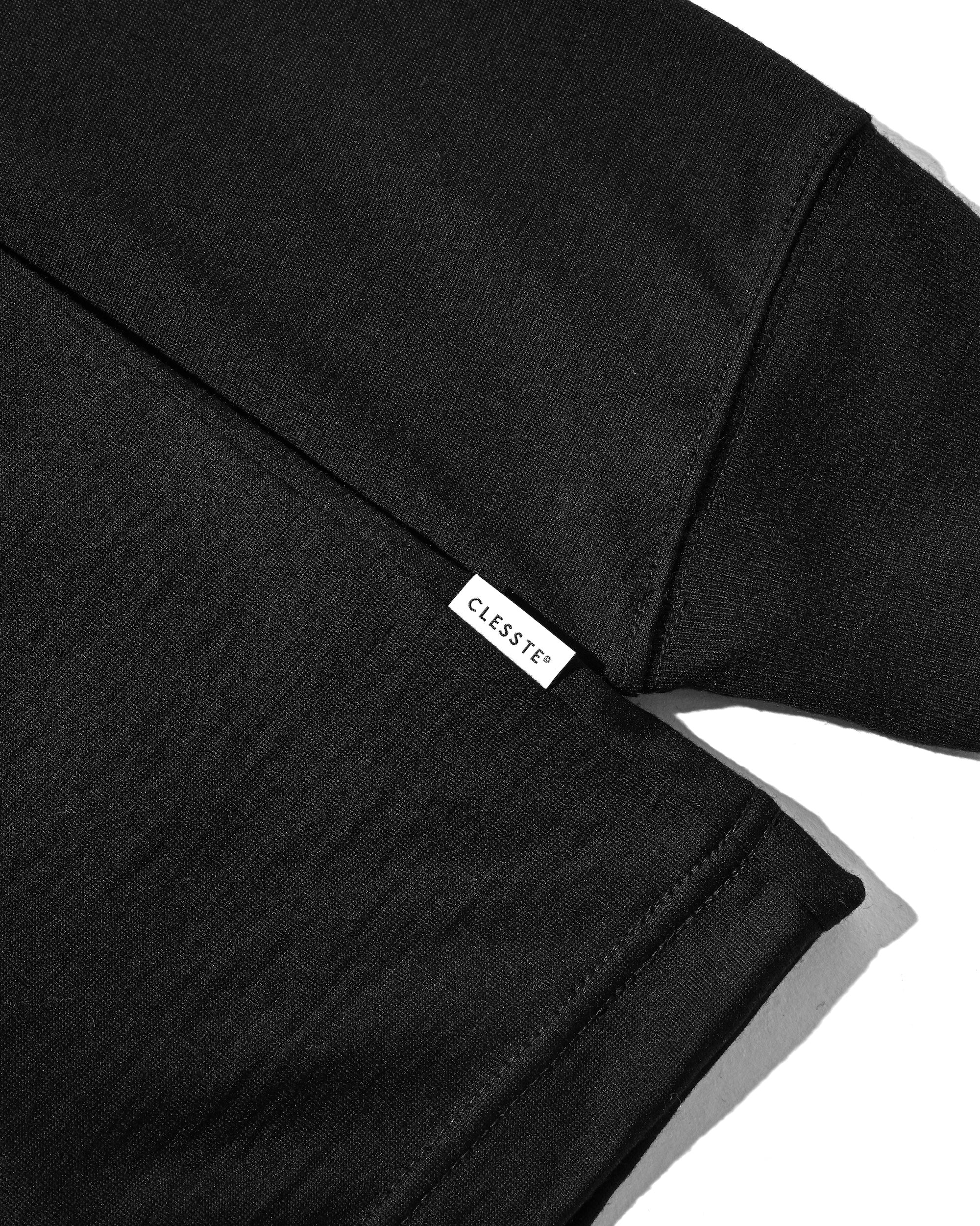 【11.12 WED 20:00- IN STOCK】WOOL L/S TURTLE NECK T-SHIRT (BLACK)