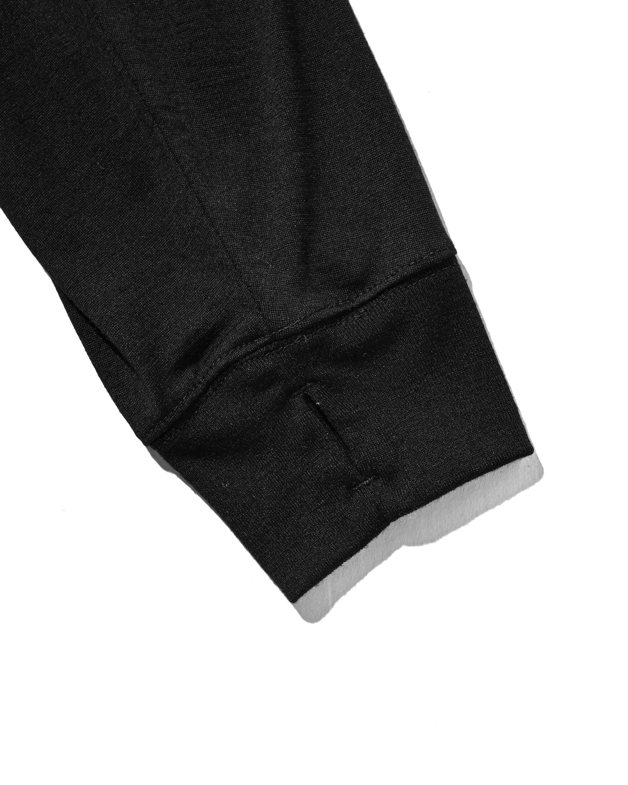 【11.12 WED 20:00- IN STOCK】WOOL L/S TURTLE NECK T-SHIRT (BLACK)