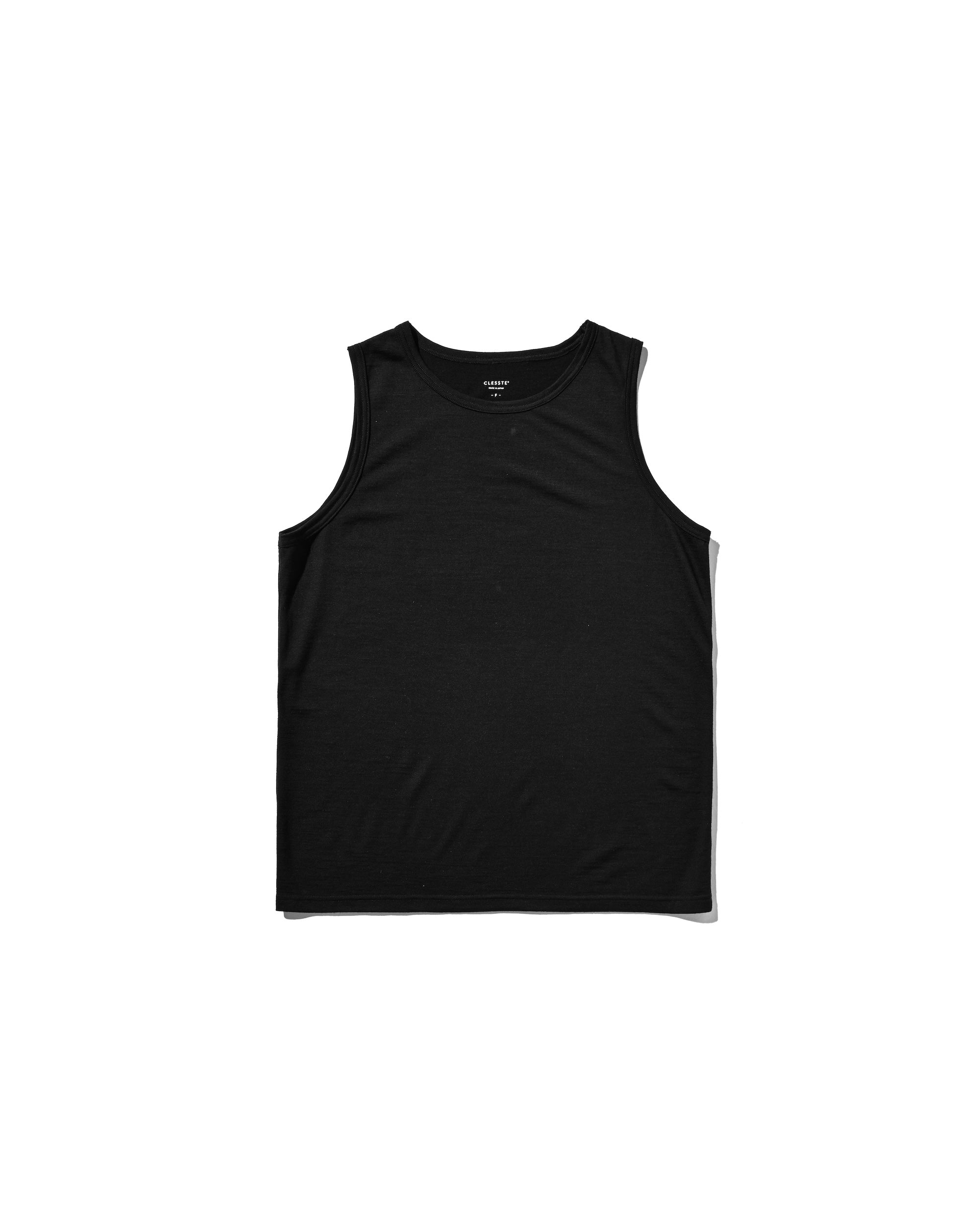 5.13 WED 20:00- IN STOCK】WASHABLE WOOL TANK TOP (BLACK)