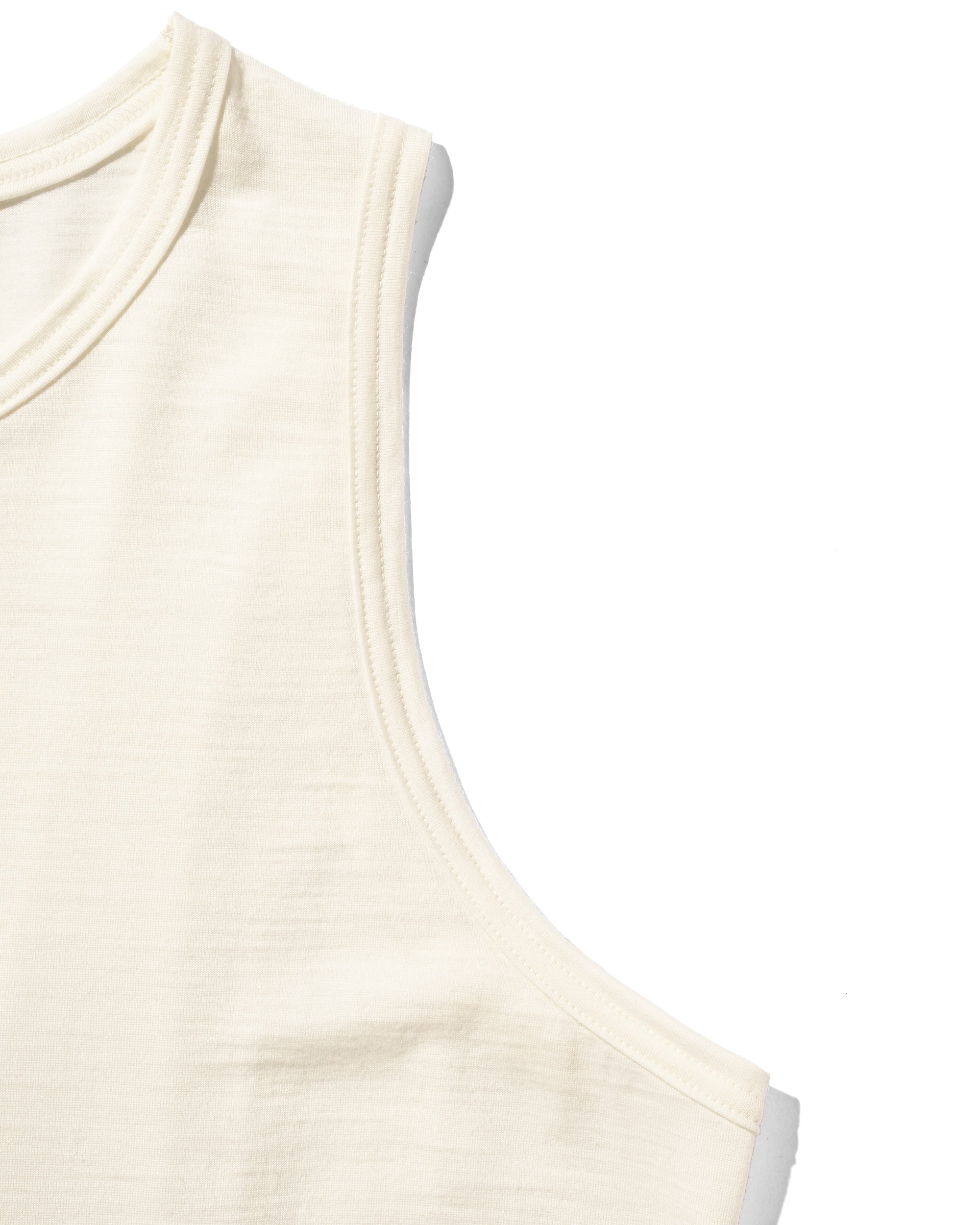 WASHABLE WOOL TANK TOP (WHITE)