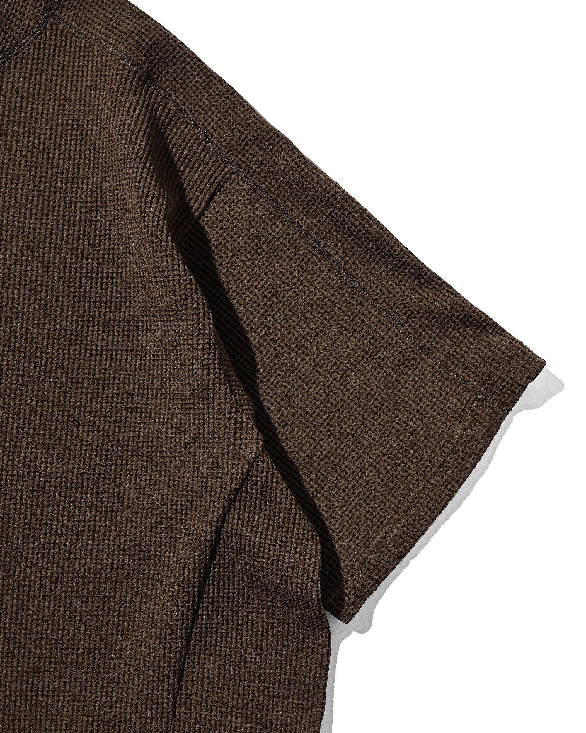 【7.9 WED 20:00- IN STOCK】CITY S/S LIGHT THERMAL PULLOVER (BROWN)