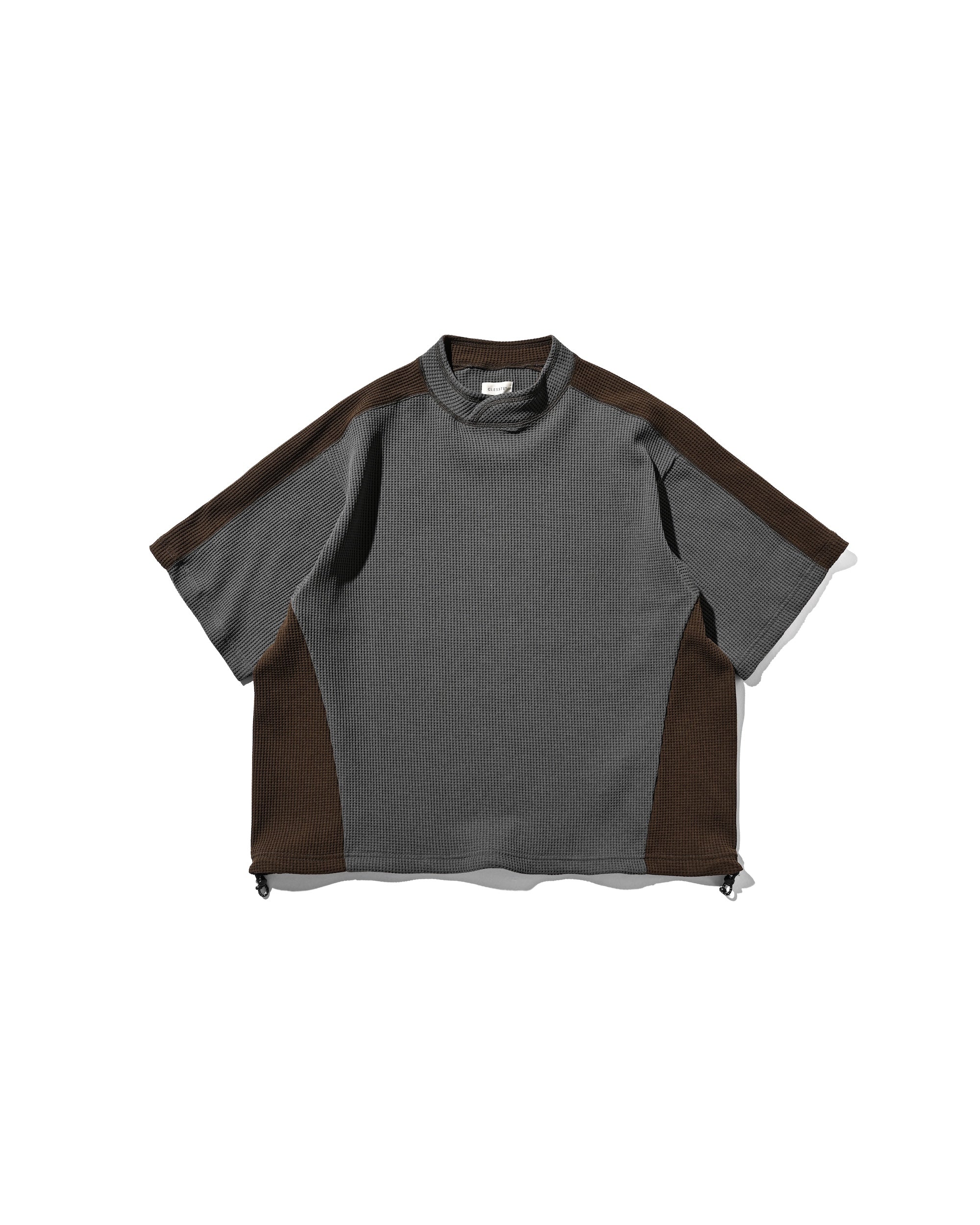 【7.9 WED 20:00- IN STOCK】CITY S/S LIGHT THERMAL PULLOVER (GRAY× BROWN)