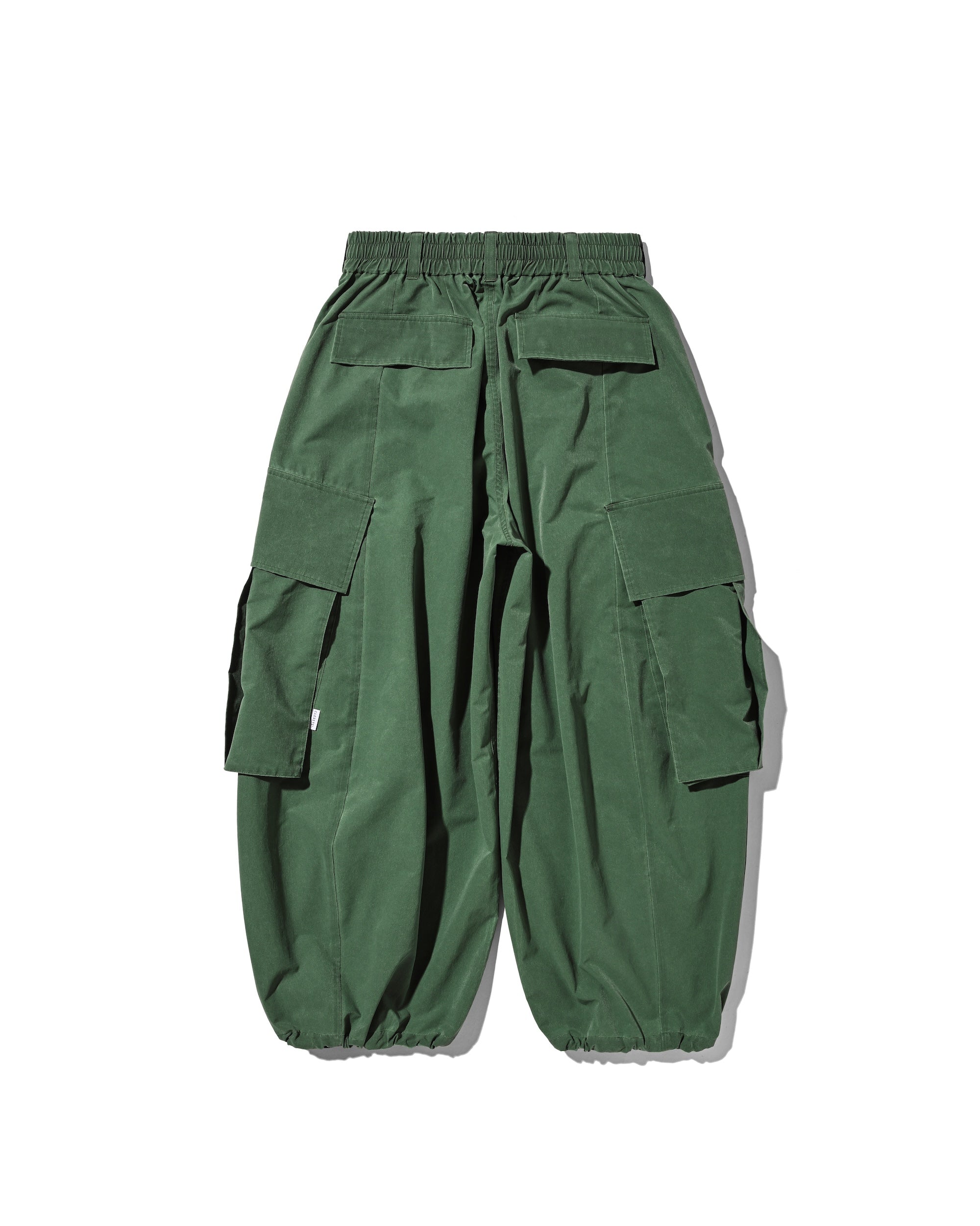 【5.20 WED 20:00- IN STOCK】VINTAGE EFFECT COOLDOTS® CITY MEGA POCKET BALLOON CARGO PANTS(OLIVE)