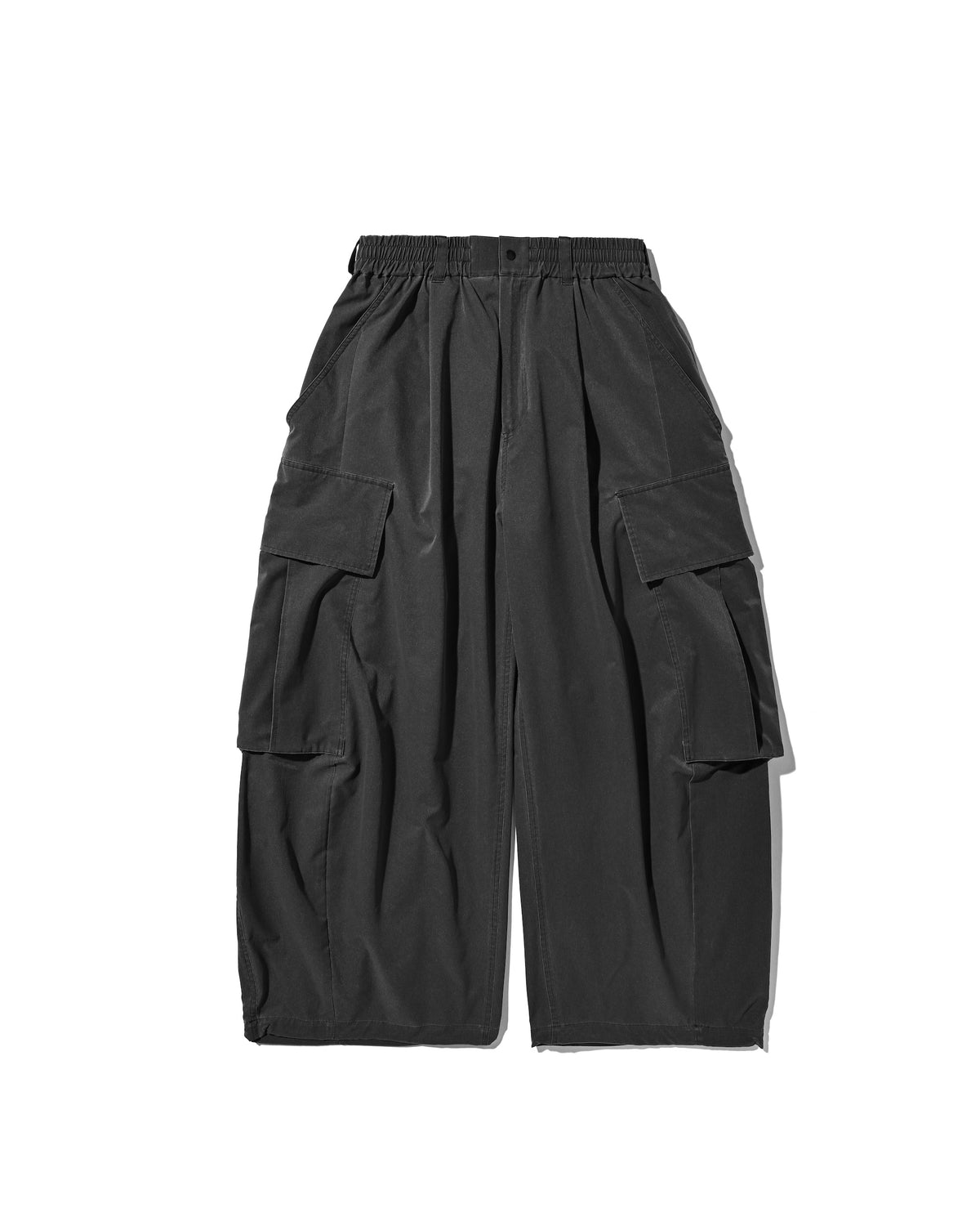 VINTAGE EFFECT COOLDOTS® CITY MEGA POCKET BALLOON CARGO PANTS(BLACK)