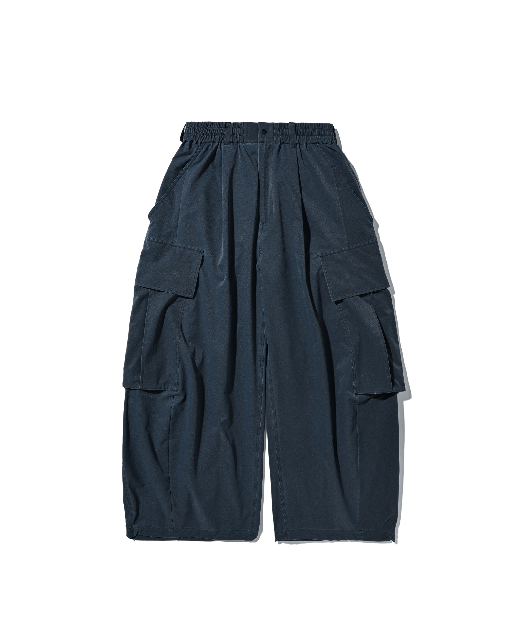 【5.20 WED 20:00- IN STOCK】VINTAGE EFFECT COOLDOTS® CITY MEGA POCKET BALLOON CARGO PANTS(NAVY)