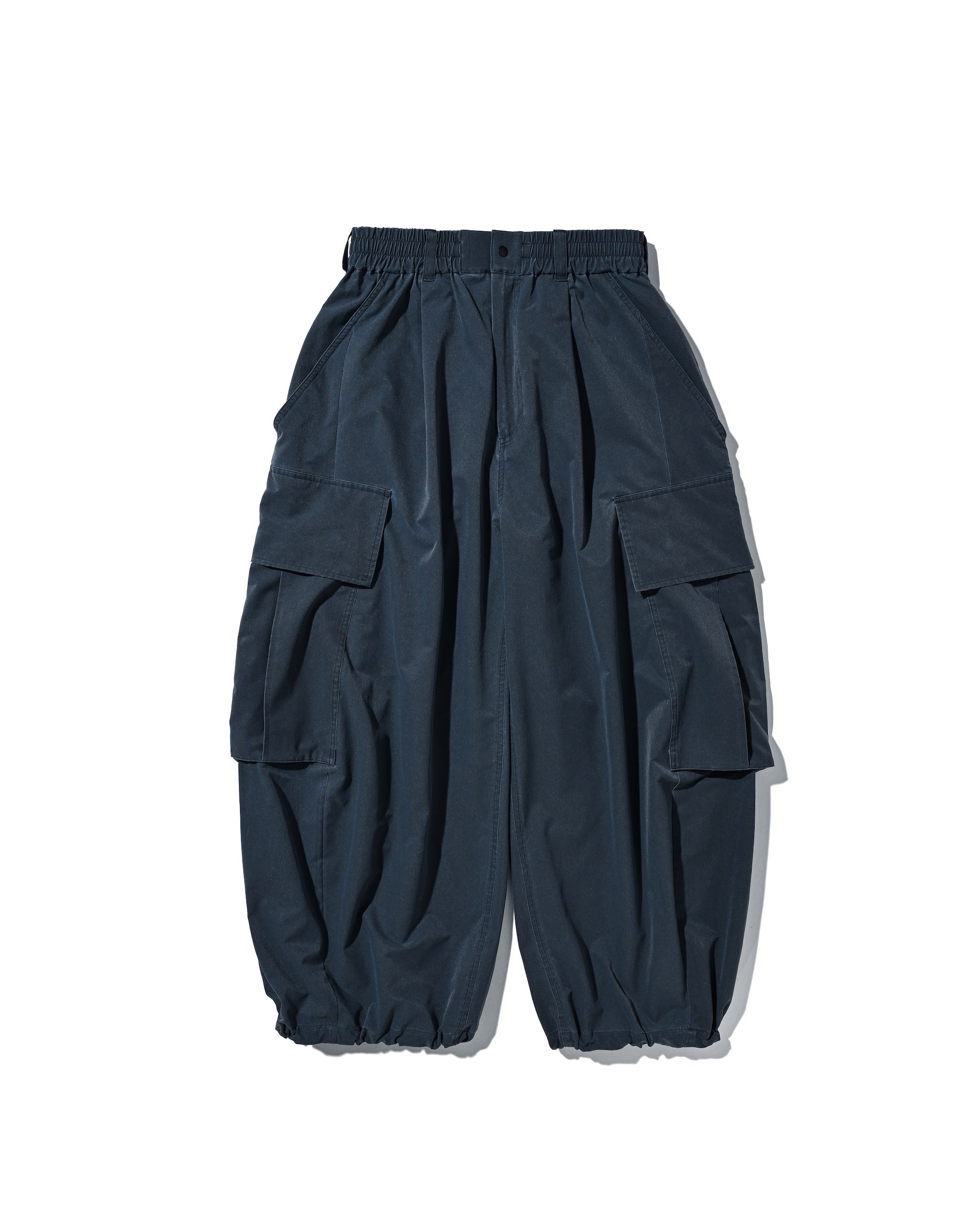 【5.20 WED 20:00- IN STOCK】VINTAGE EFFECT COOLDOTS® CITY MEGA POCKET BALLOON CARGO PANTS(NAVY)
