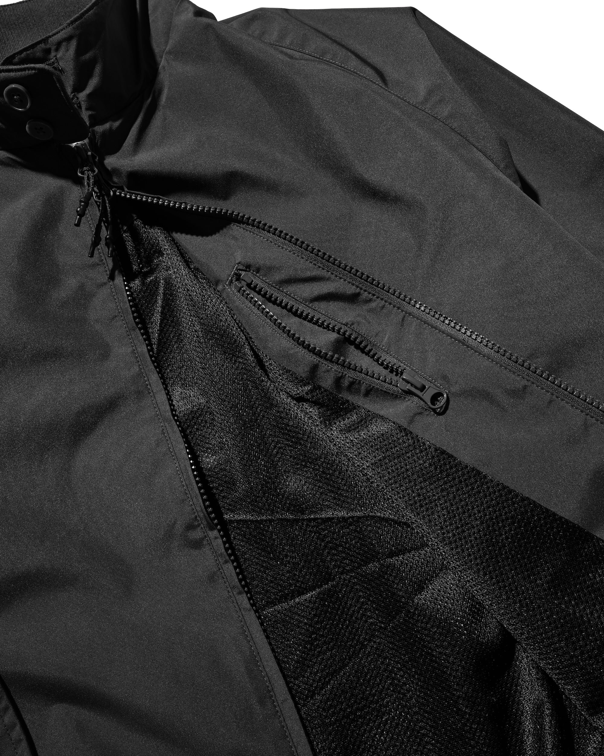 【10.29 WED 20:00- IN STOCK】+phenix WINDSTOPPER® by GORE-TEX LABS TWILL CITY HARRINGTON JACKET (BLACK)