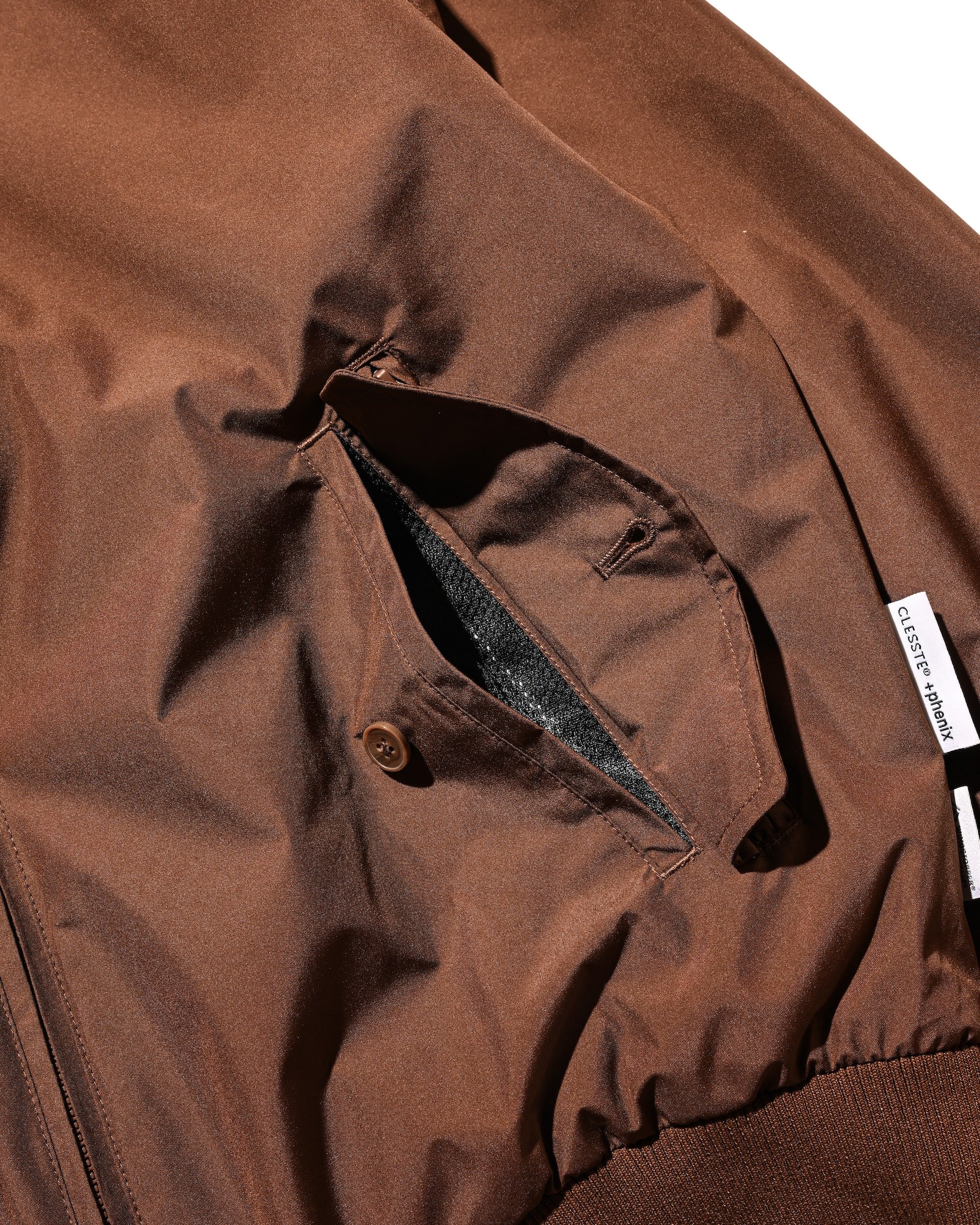 【10.29 WED 20:00- IN STOCK】+phenix WINDSTOPPER® by GORE-TEX LABS CITY HARRINGTON JACKET (CHOCOLATE BROWN)