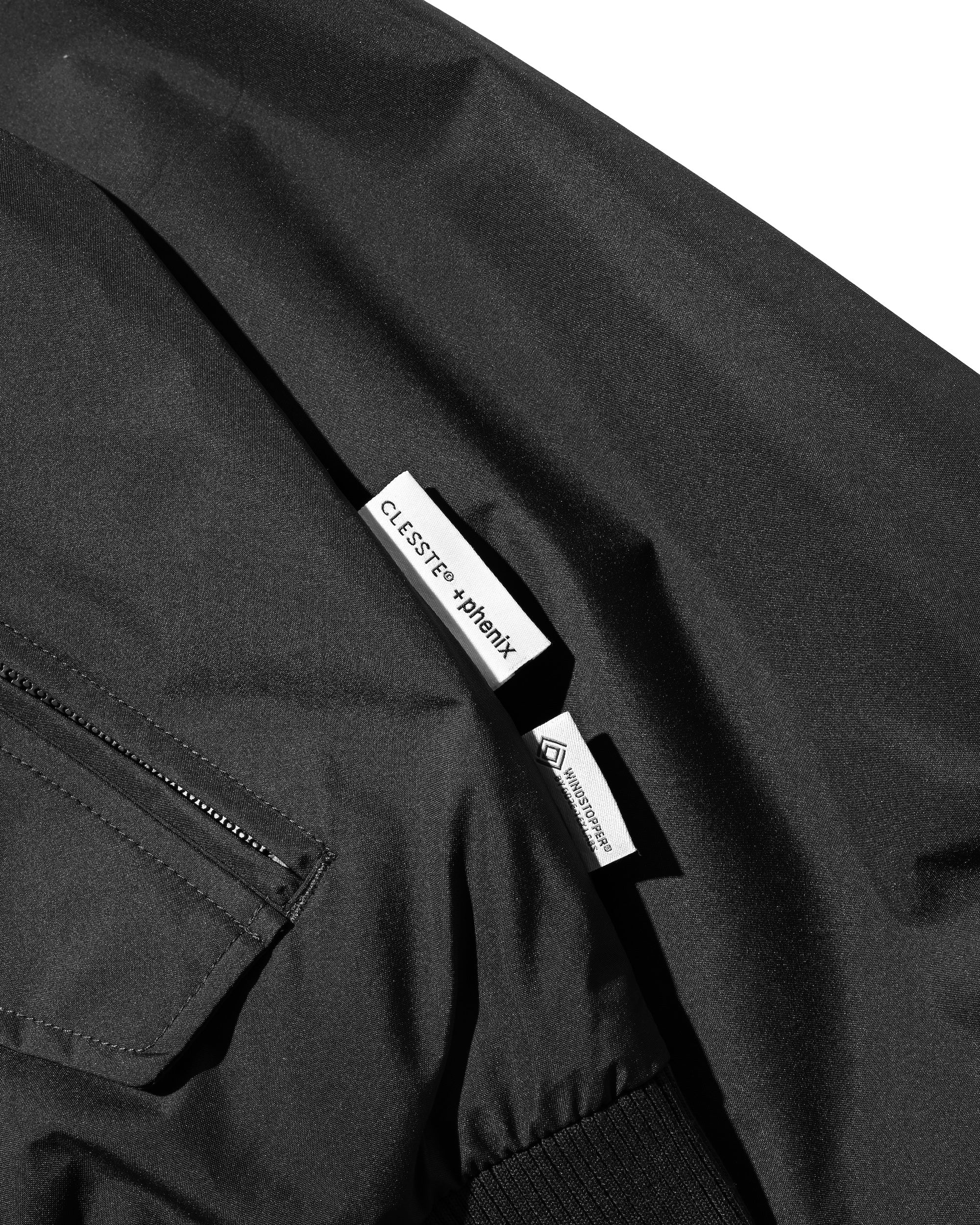 【10.29 WED 20:00- IN STOCK】+phenix WINDSTOPPER® by GORE-TEX LABS TWILL CITY HARRINGTON JACKET (BLACK)