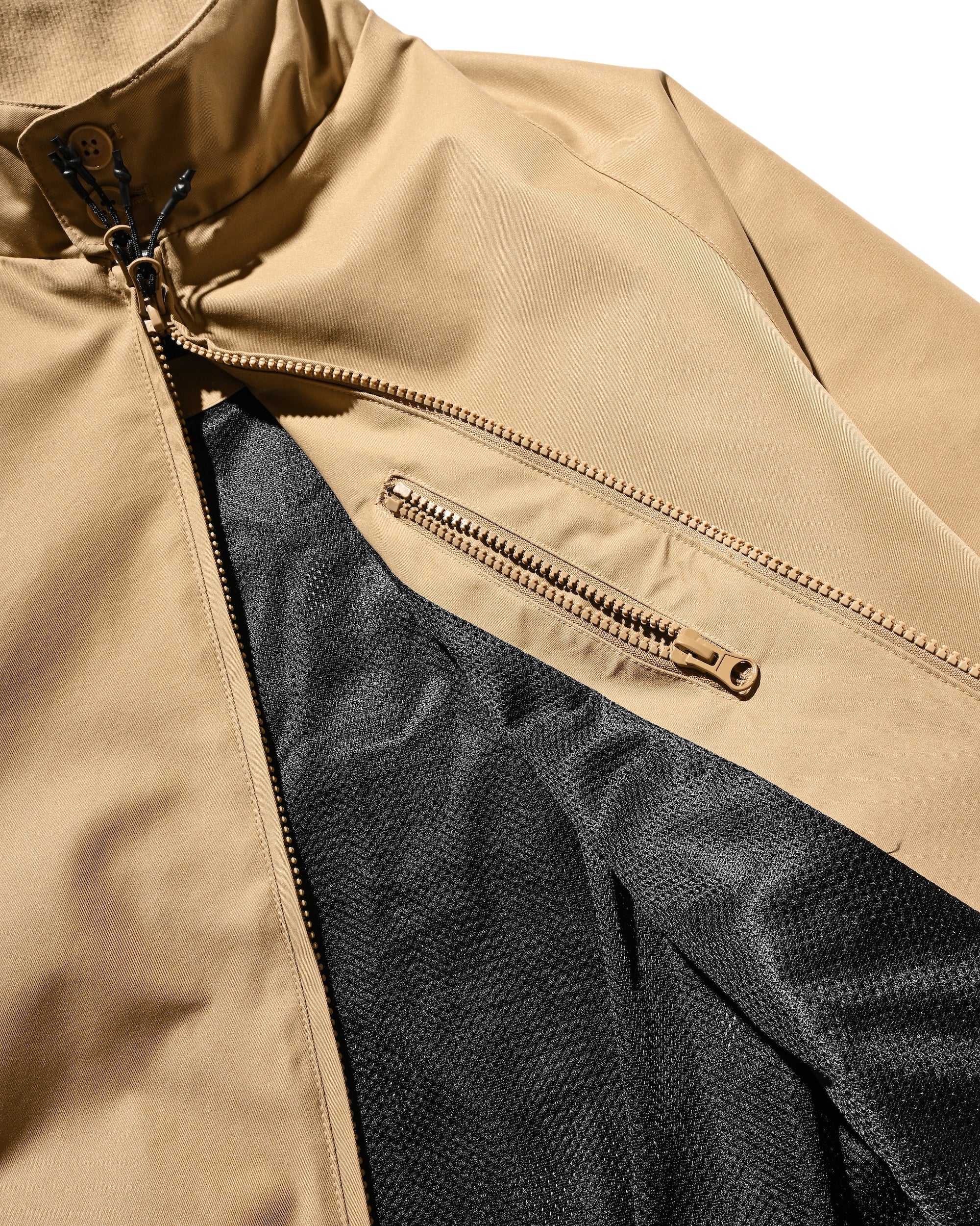【10.29 WED 20:00- IN STOCK】+phenix WINDSTOPPER® by GORE-TEX LABS TWILL CITY HARRINGTON JACKET (CARAMEL BEIGE)