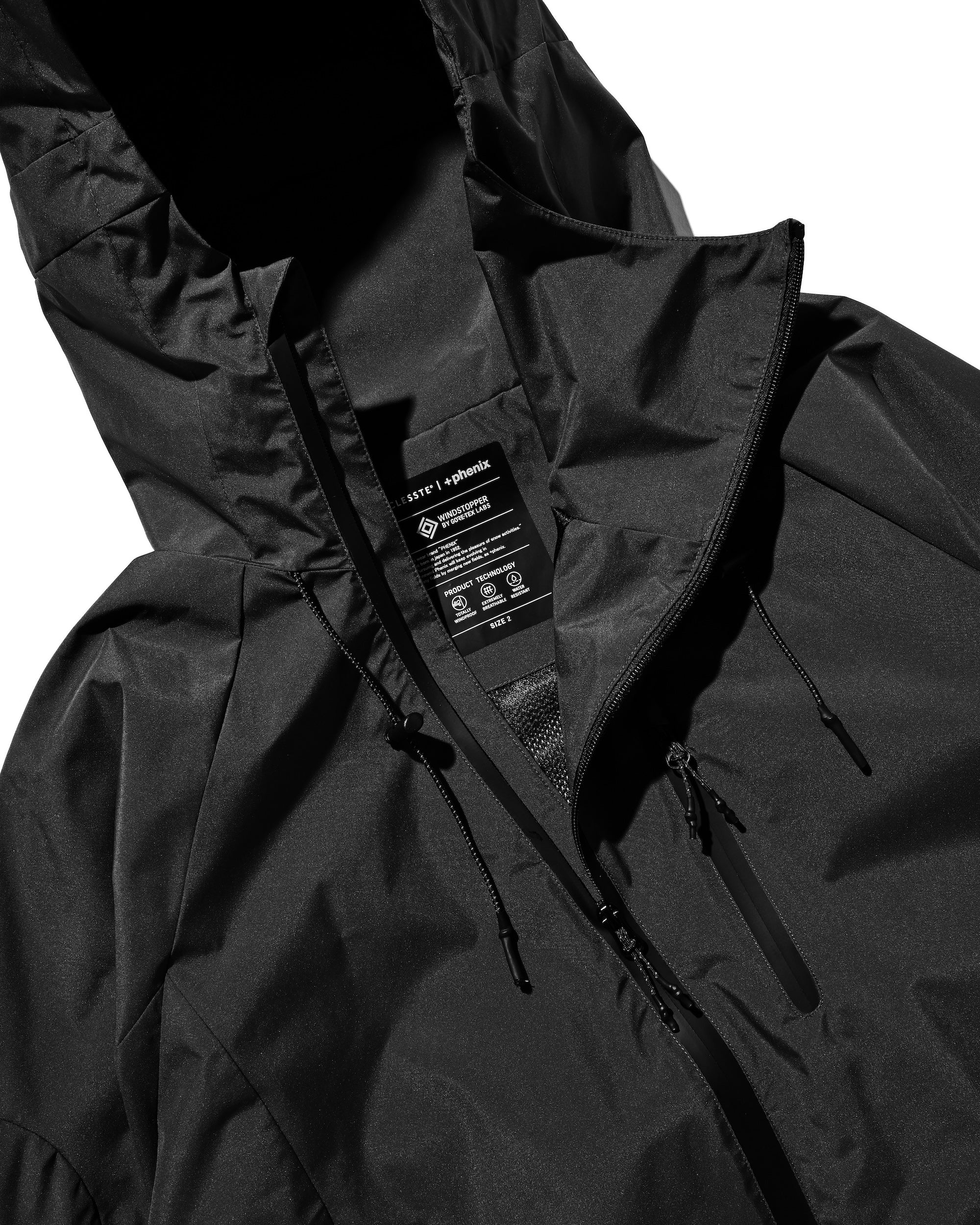 +phenix WINDSTOPPER® by GORE-TEX LABS CITY MOUNTAIN JACKET (BLACK)