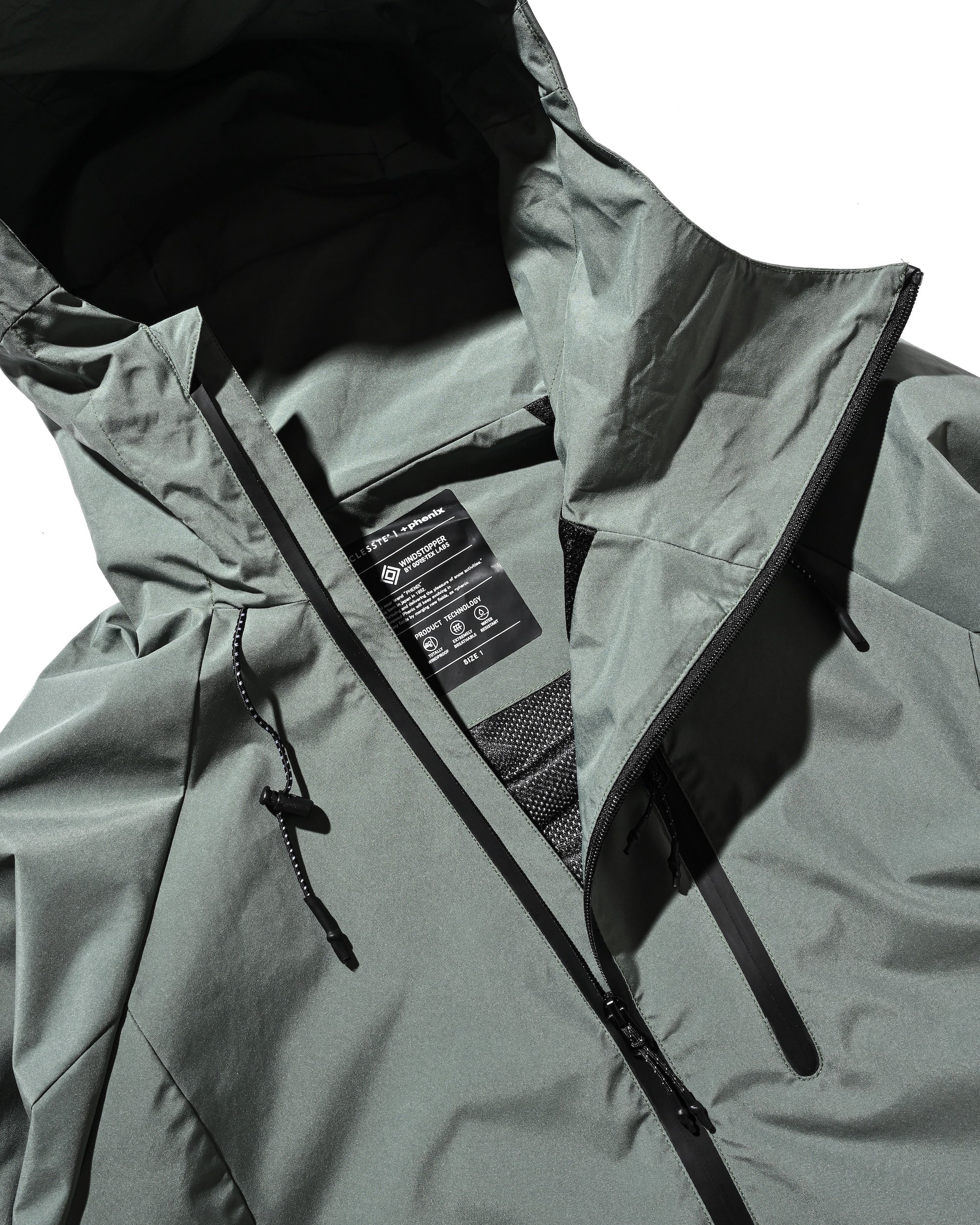 +phenix WINDSTOPPER® by GORE-TEX LABS CITY MOUNTAIN JACKET (MILITARY GREEN)