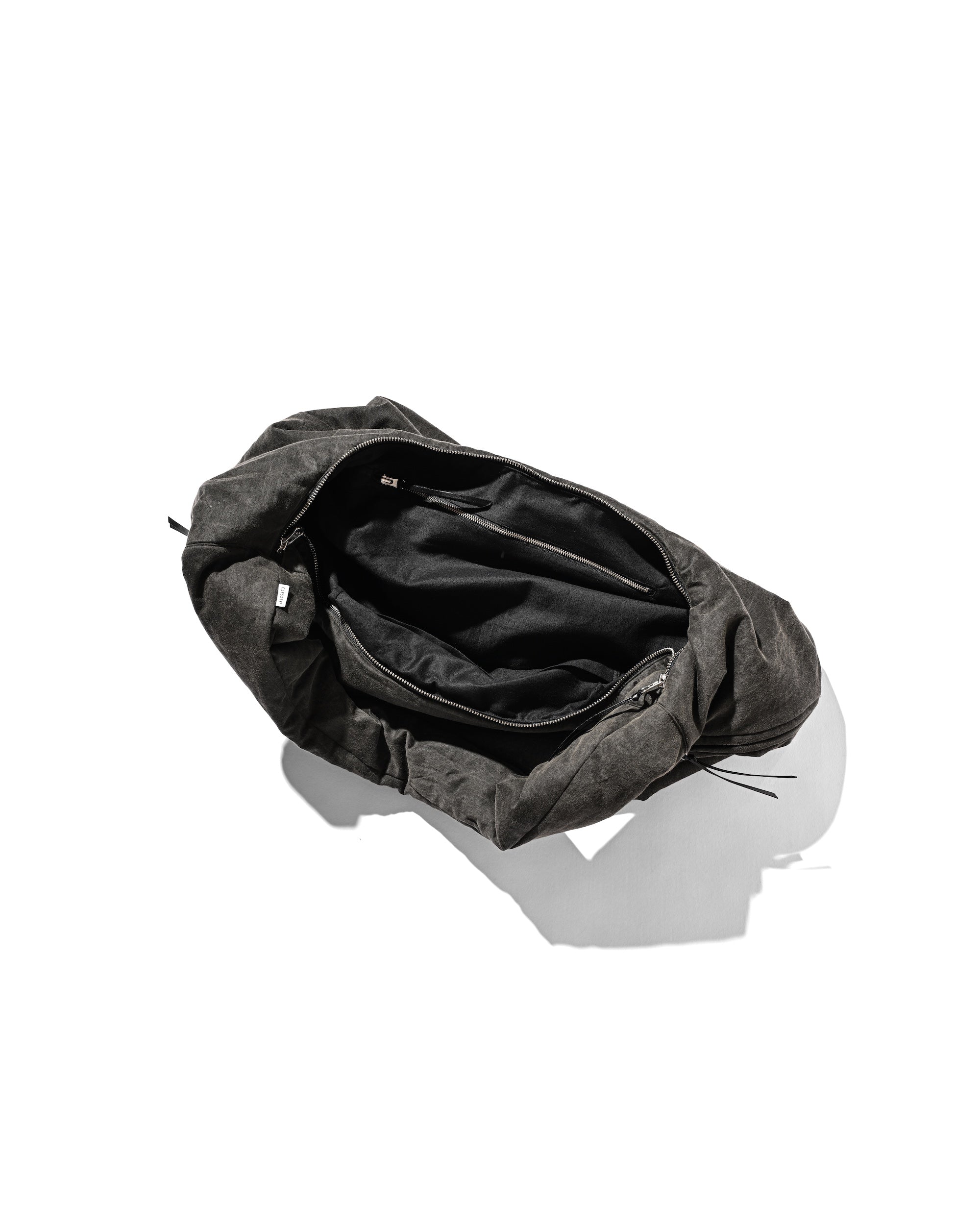 PADDED VINTAGE COTTON SYSTEM BAG LARGE (BLACK)