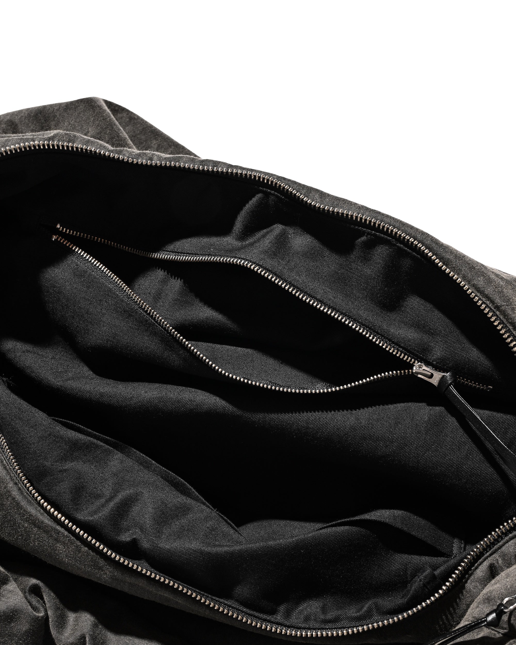 PADDED VINTAGE COTTON SYSTEM BAG LARGE (BLACK)