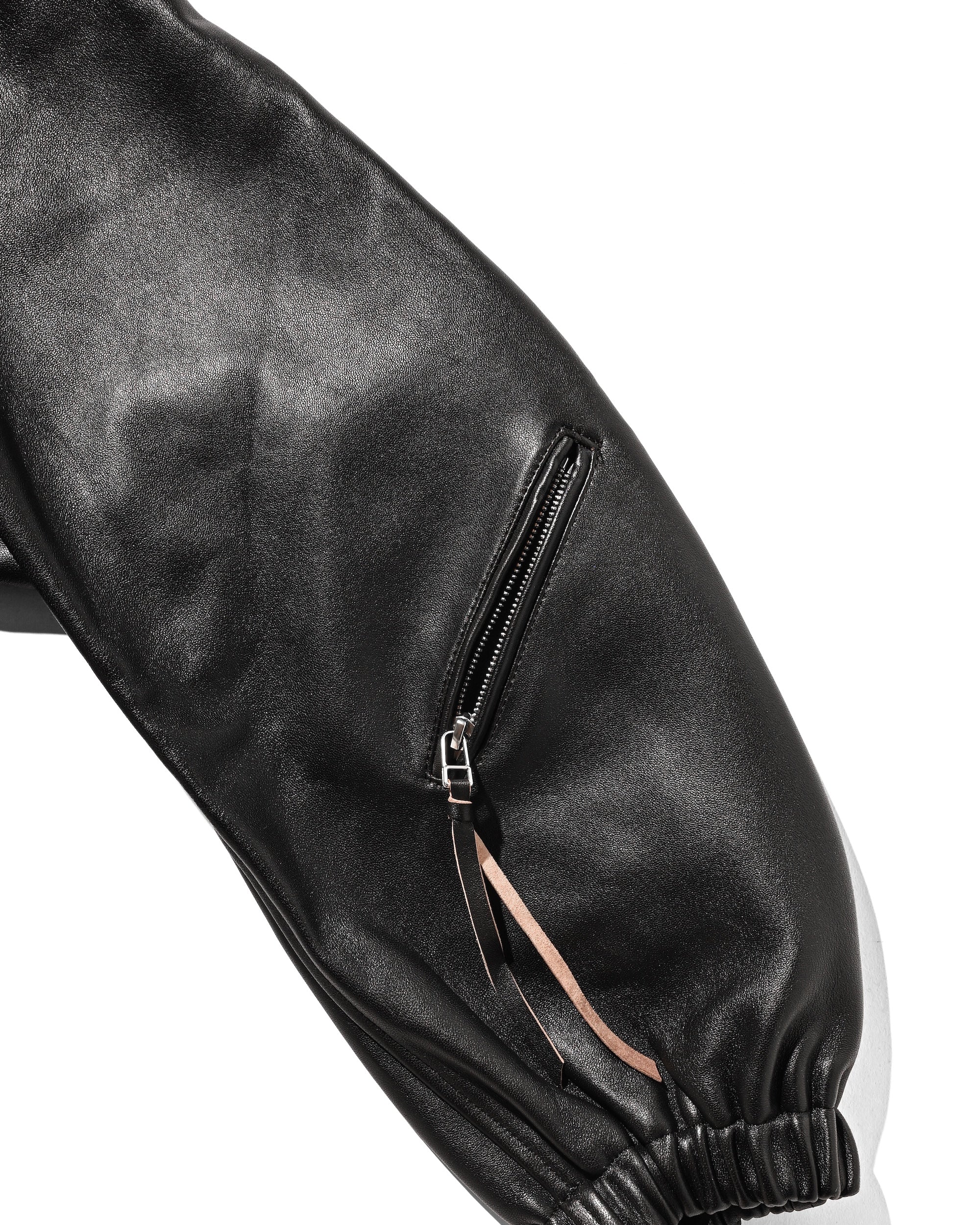 【11.1 SAT 20:00- IN STOCK】SHEEP LEATHER UTILITY JACKET (BLACK)