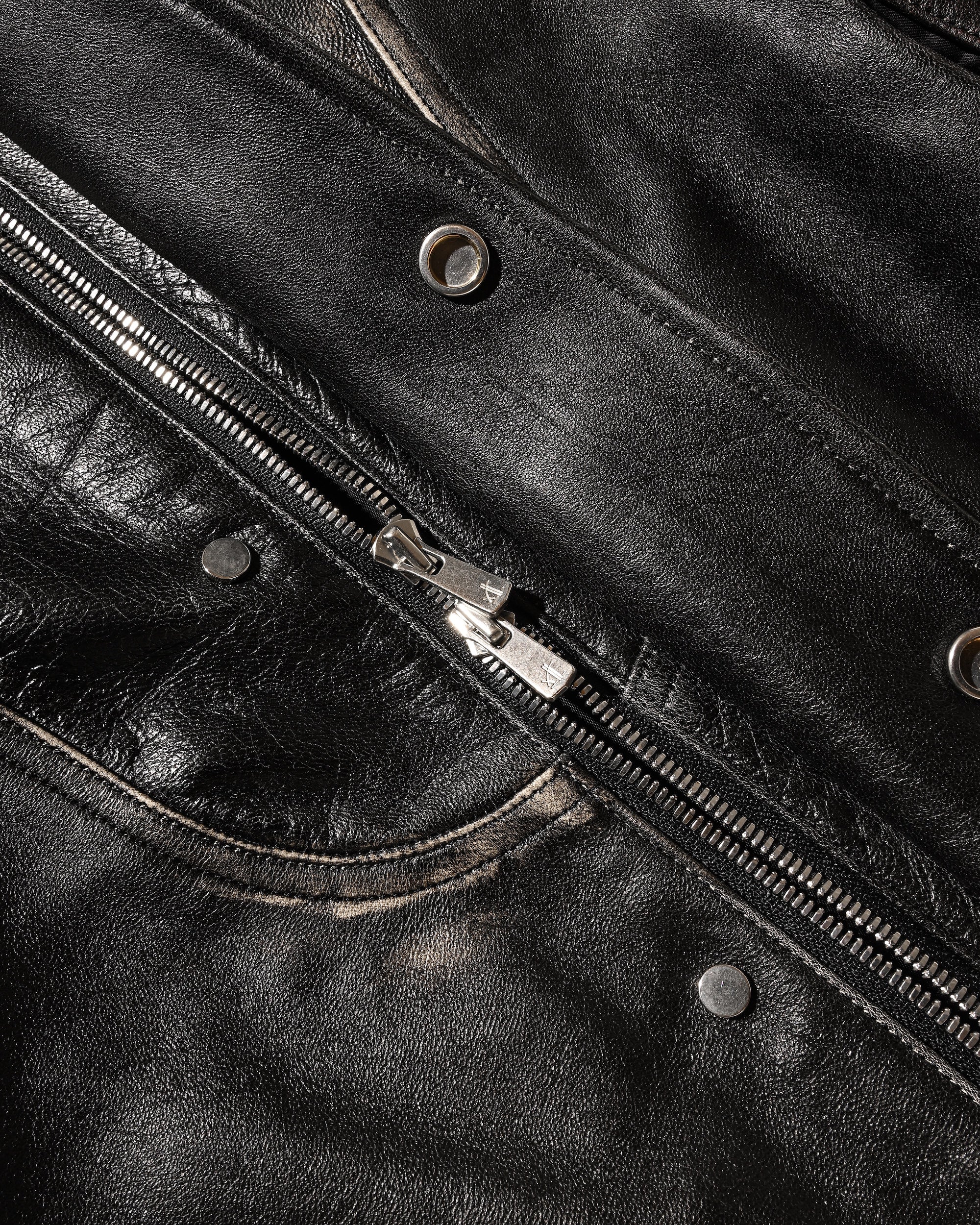 VINTAGE SHEEP LEATHER FUTURE JACKET (BLACK)