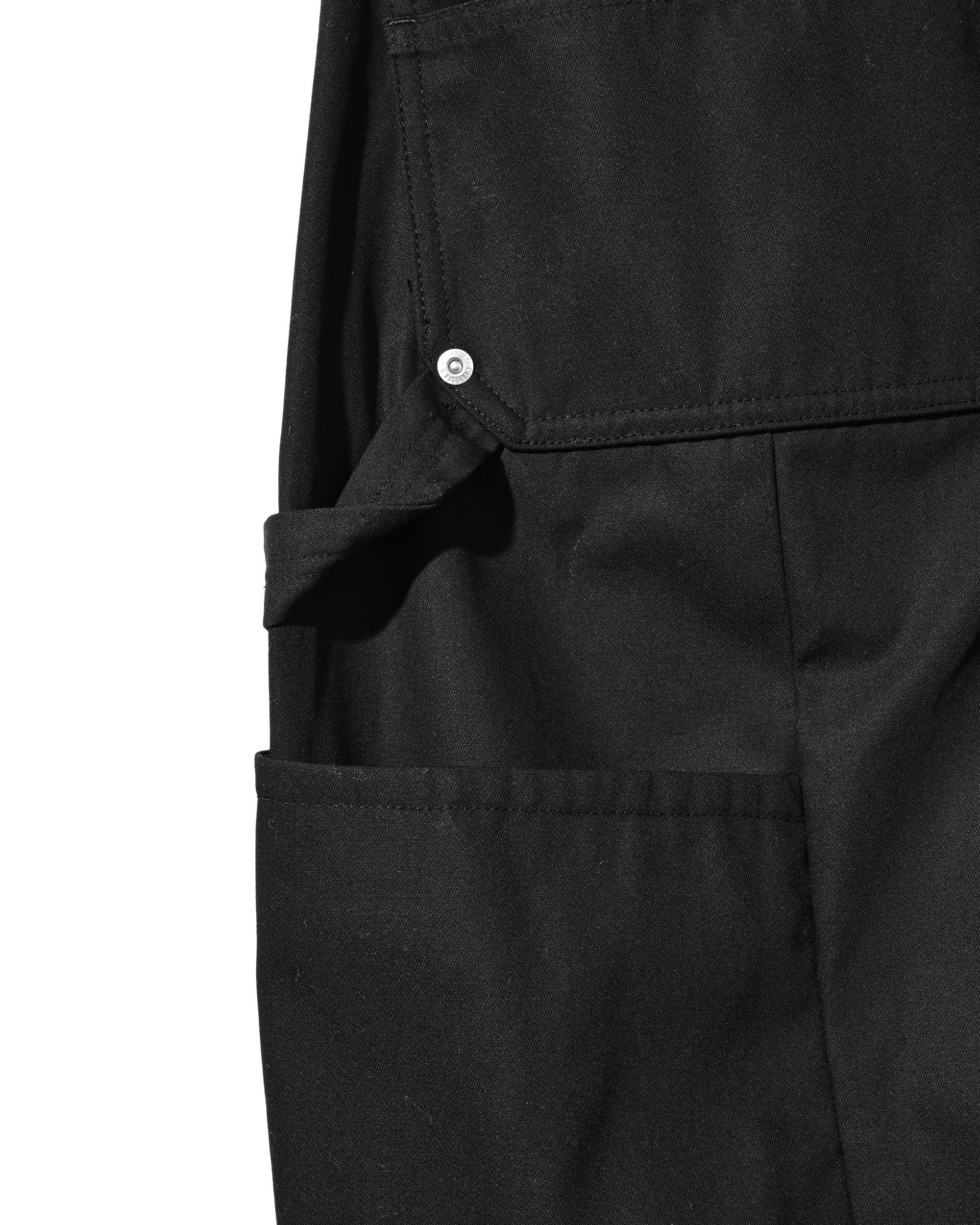 【5.16 SAT 20:00- IN STOCK】T/C GABARDINE CITY MASSIVE UTILITY PANTS (BLACK)